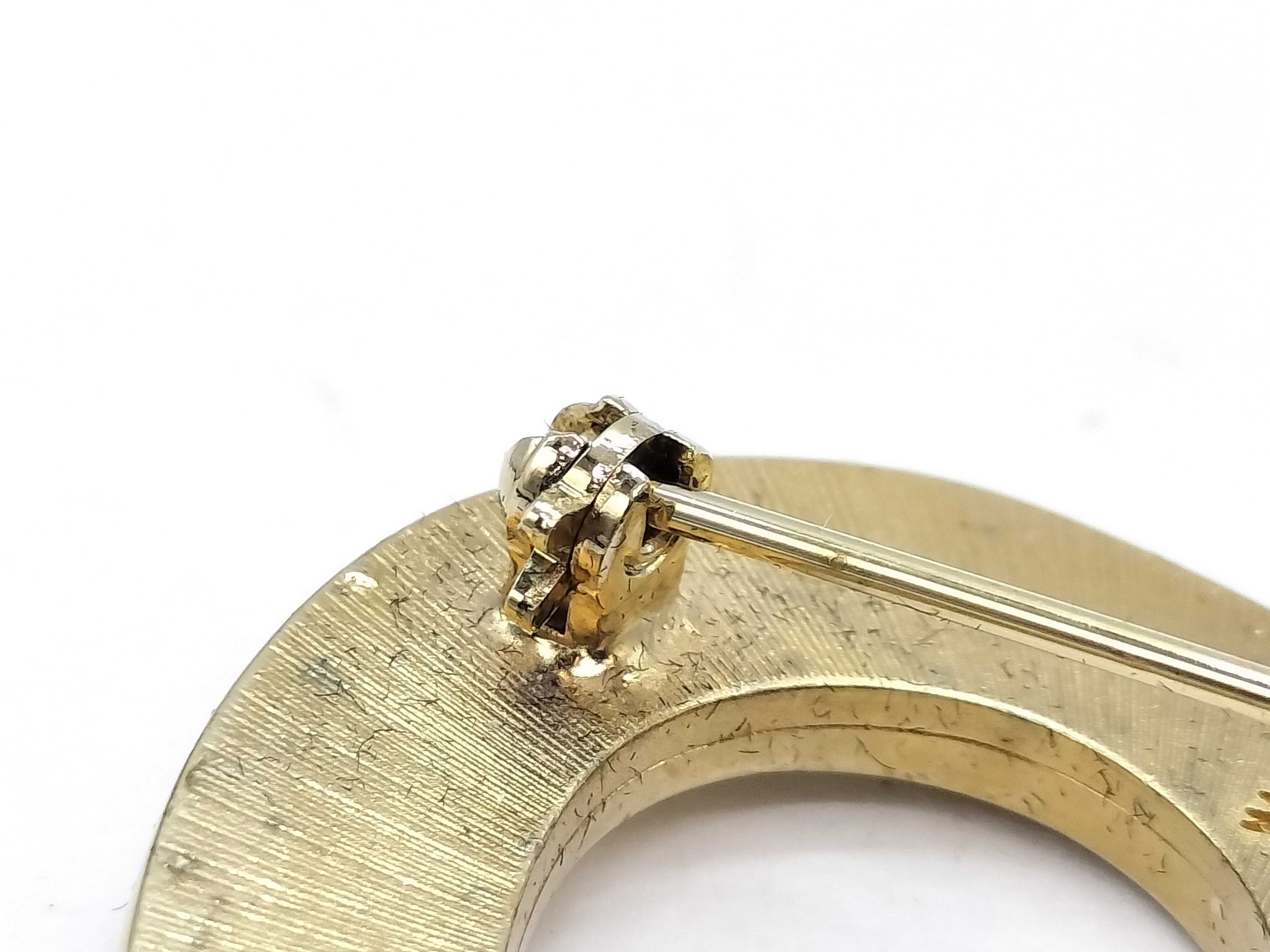 Gold Brooch Heart Brooch — view 8