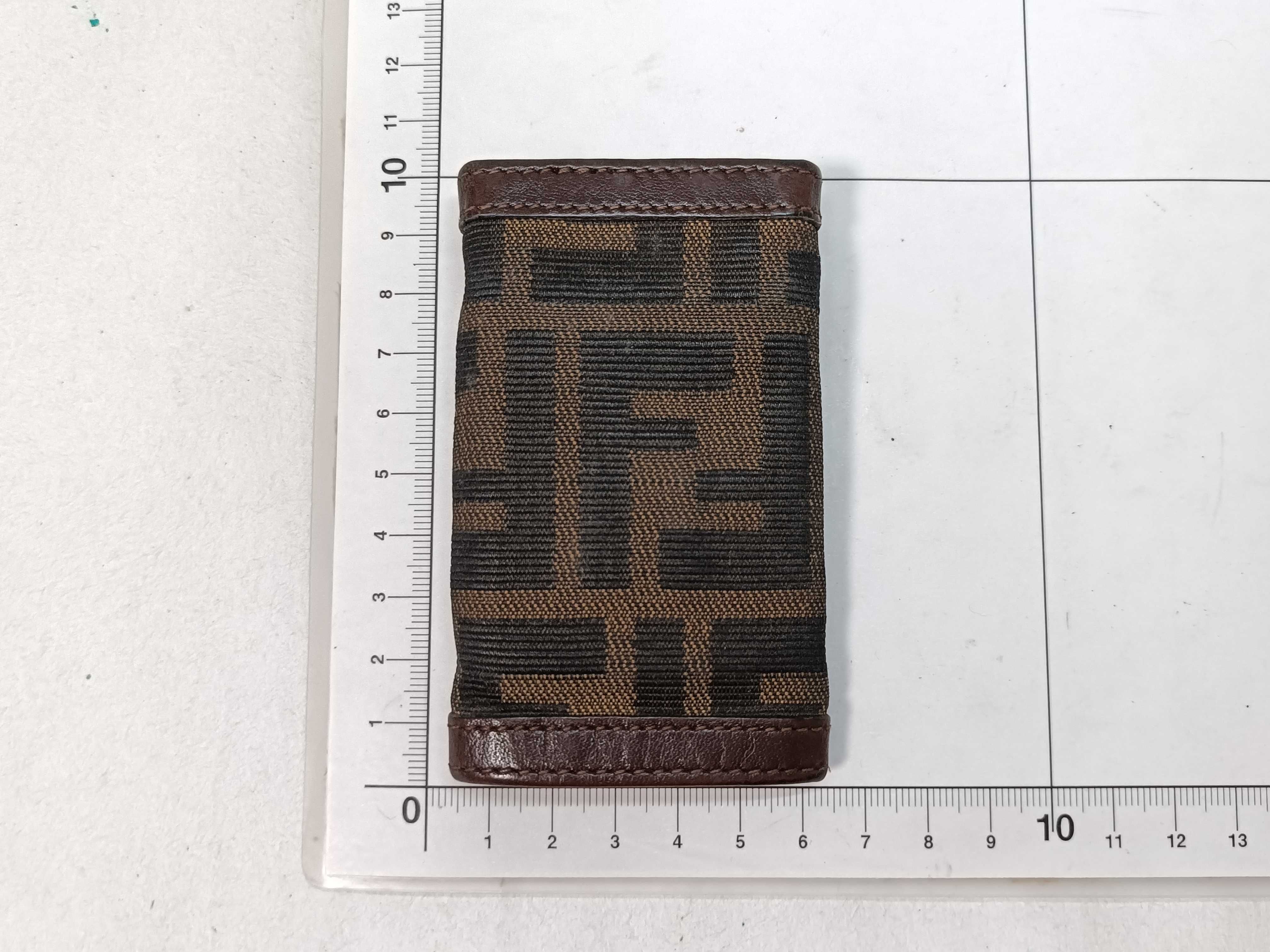 Zucca pattern Fendi key case — view 2