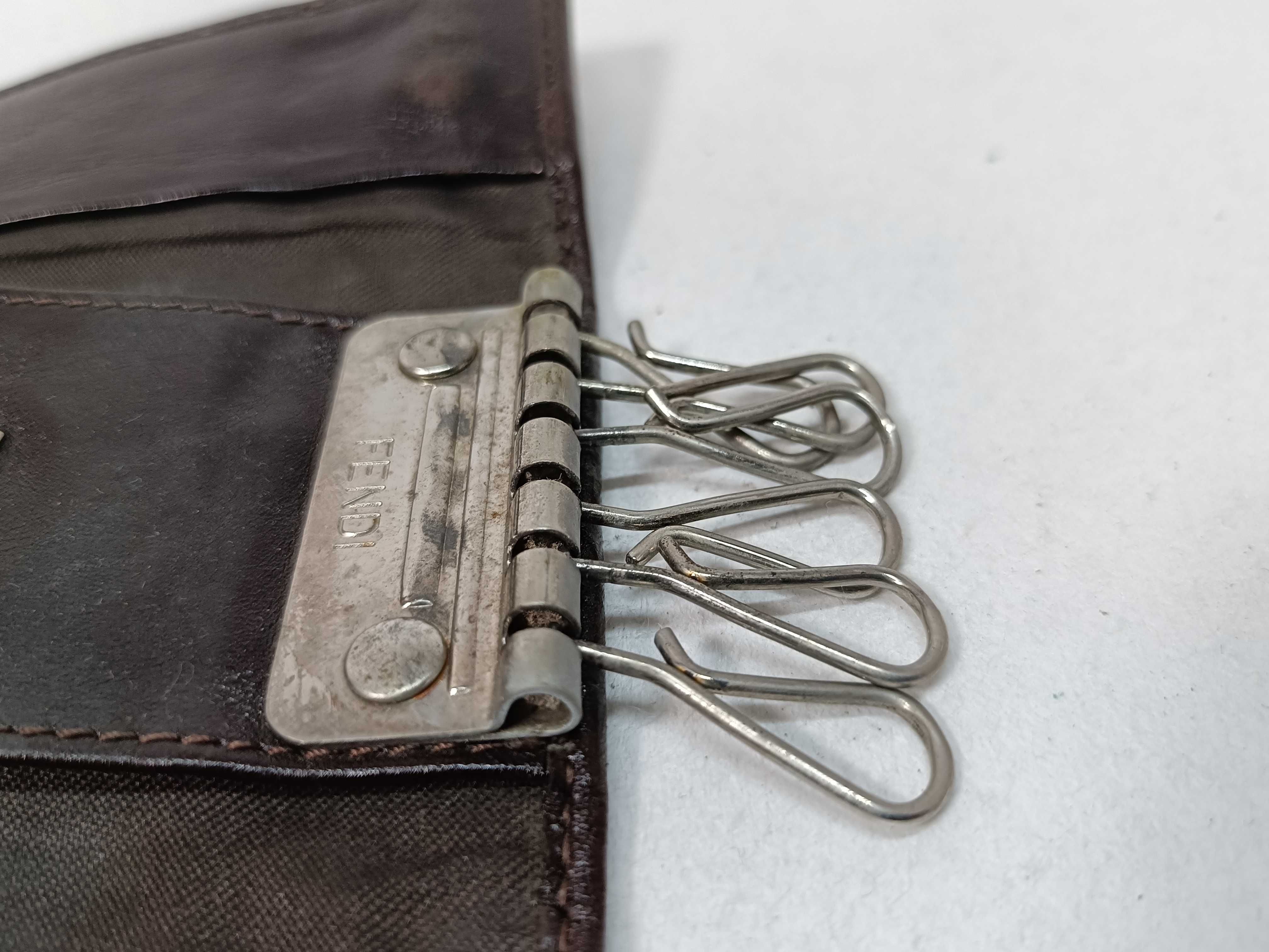 Zucca pattern Fendi key case — view 8
