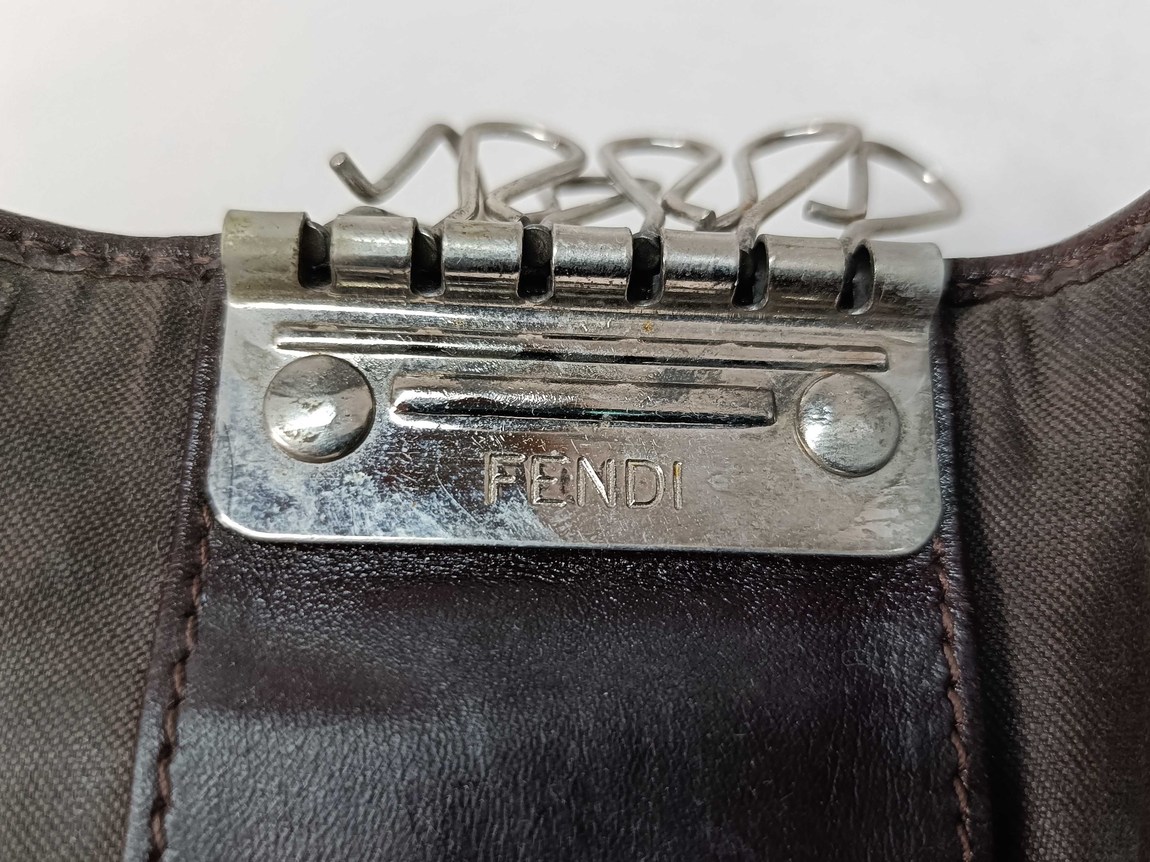 Zucca pattern Fendi key case — view 9