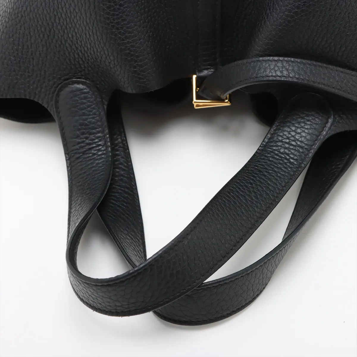 Picotan Lock 22 MM Taurillon Clemence Black Gold Hardware A:2017 — view 5