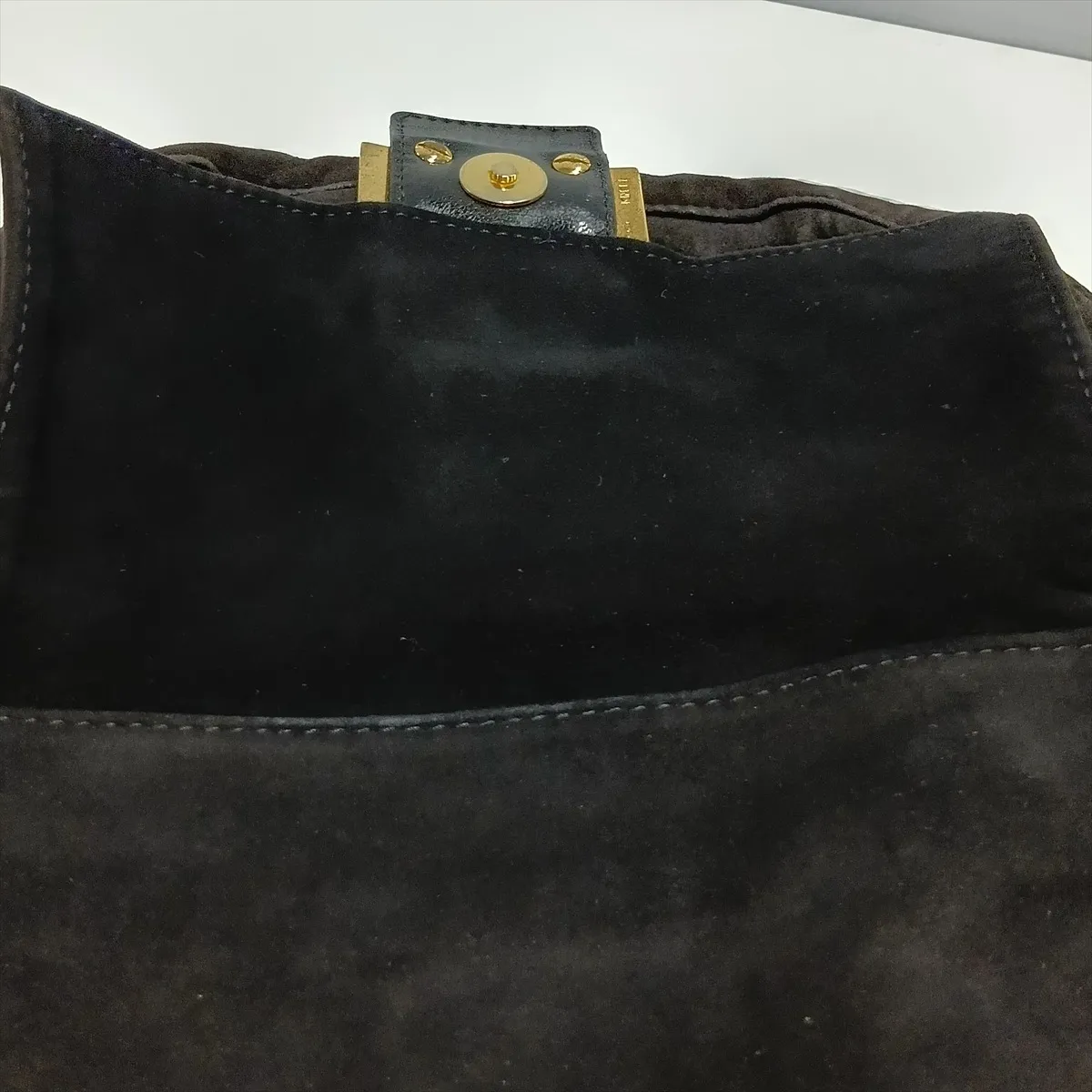 suede and leather backpack/rucksack, brown, aftermarket hardware. — view 14