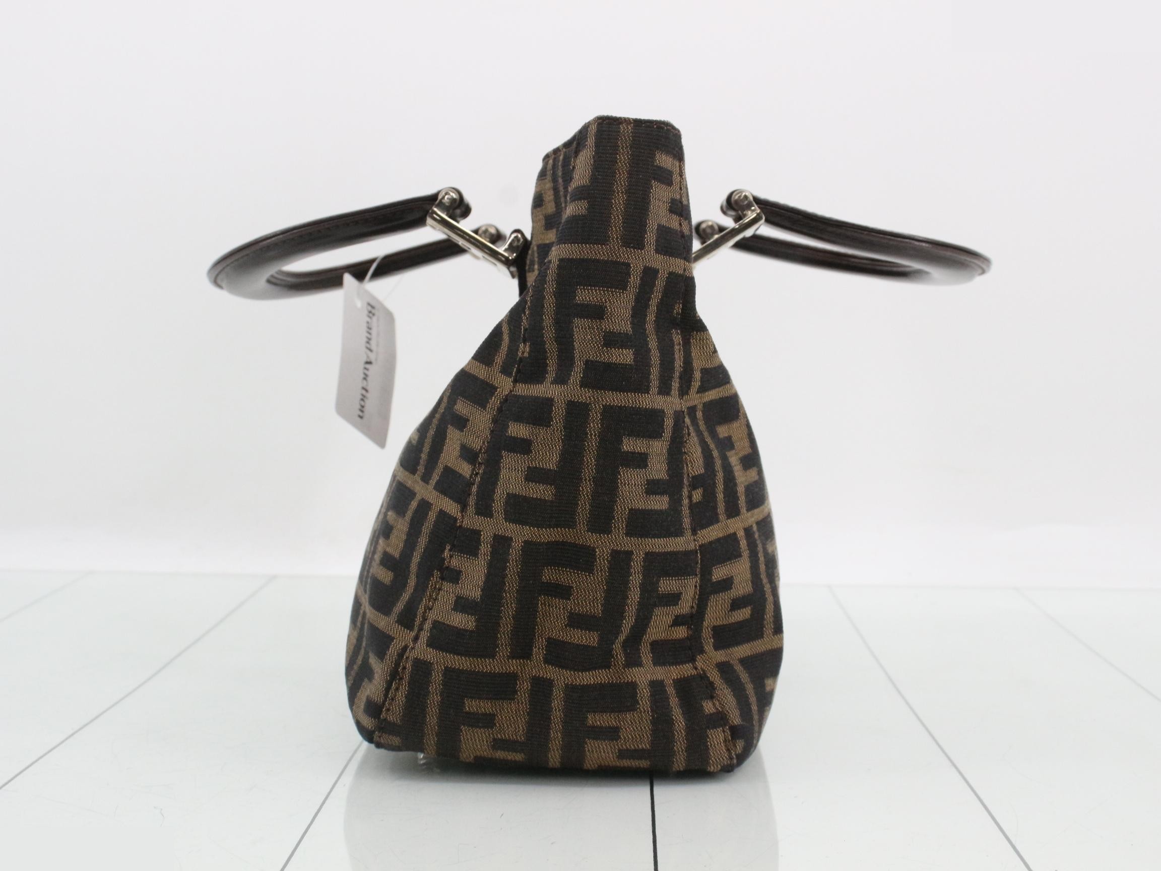 ZUCCA (bag) - Handbag with FF logo, canvas — view 4