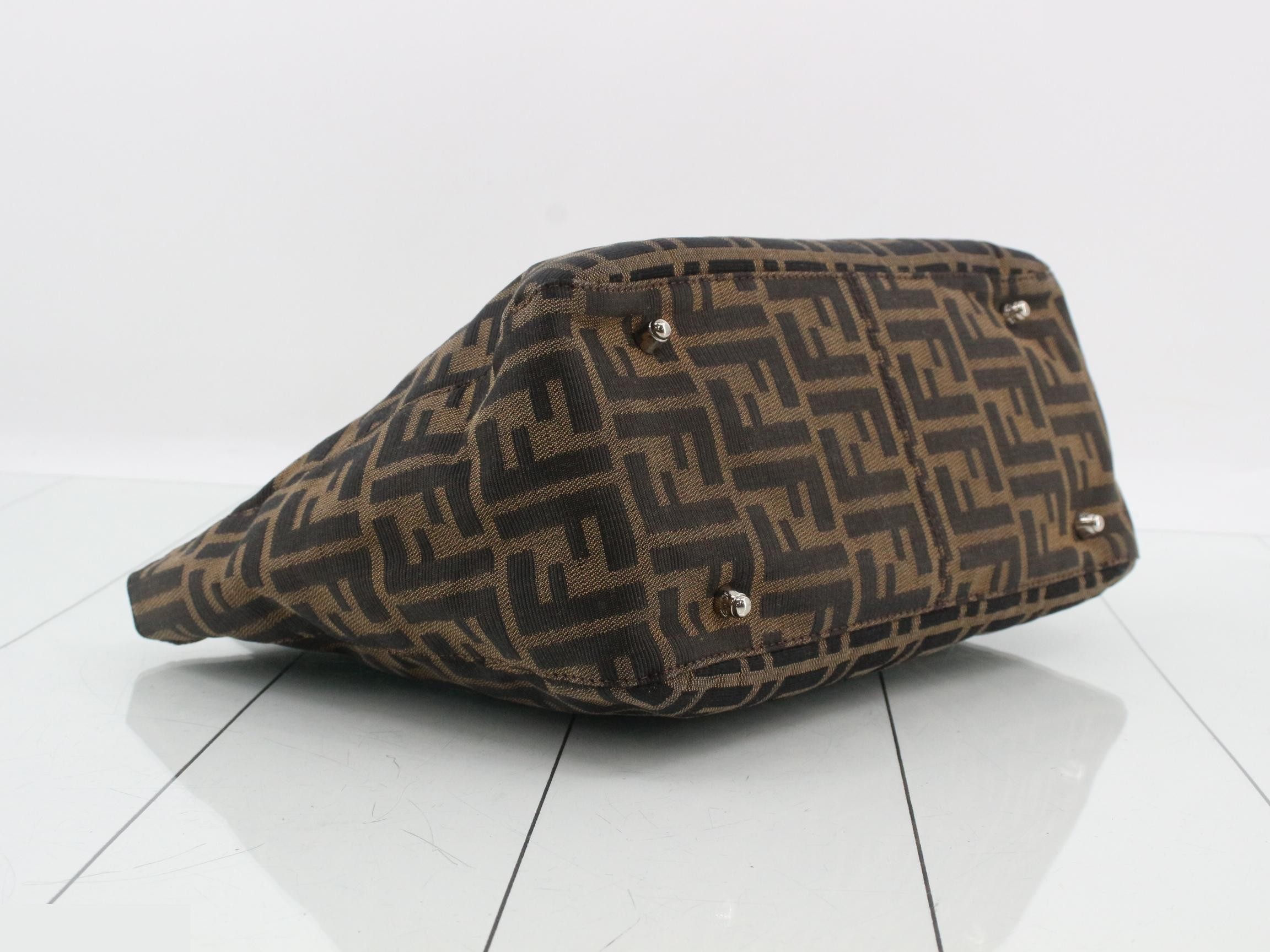 ZUCCA (bag) - Handbag with FF logo, canvas — view 5