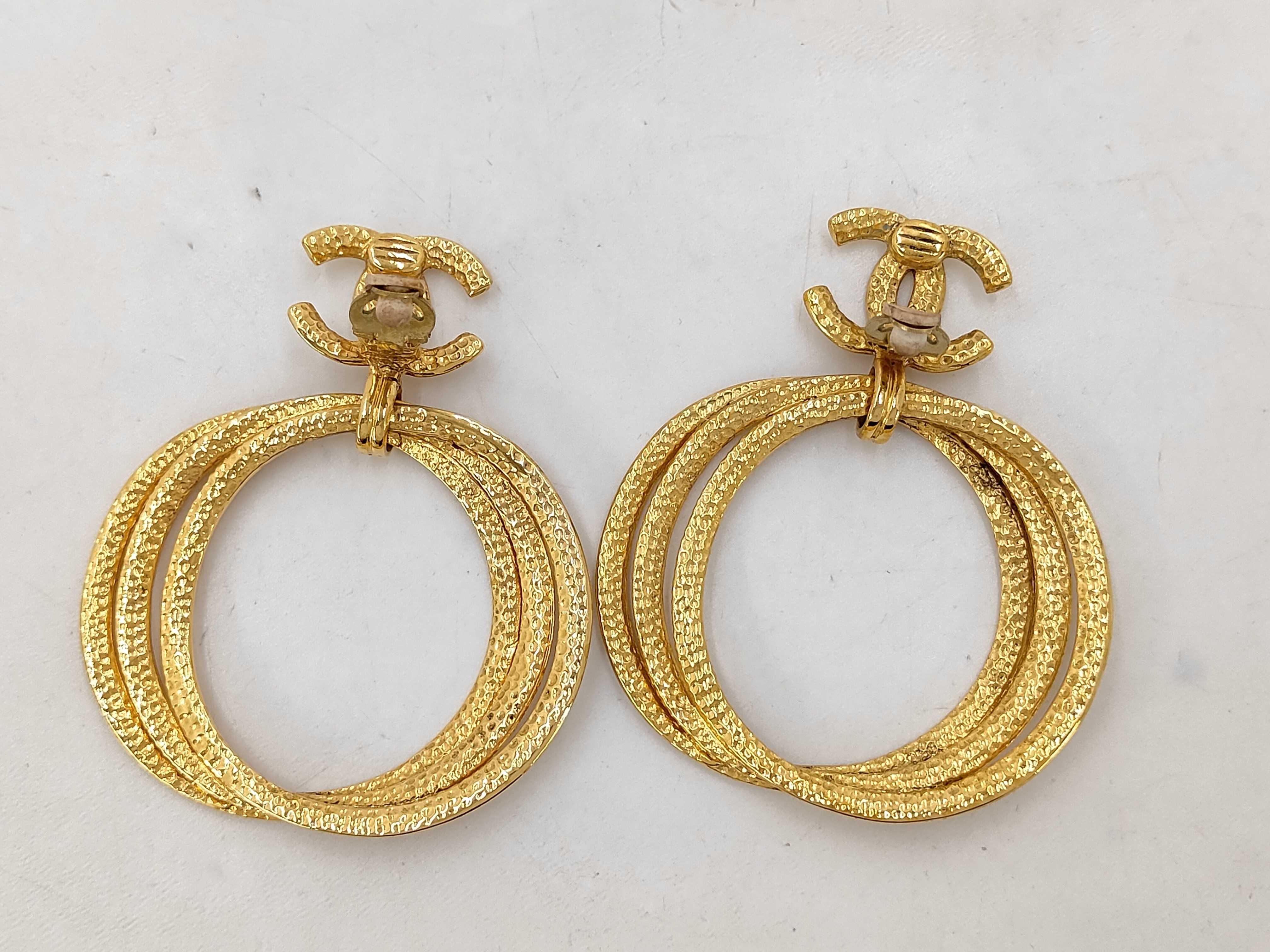 Triple Hoop Earrings — view 3