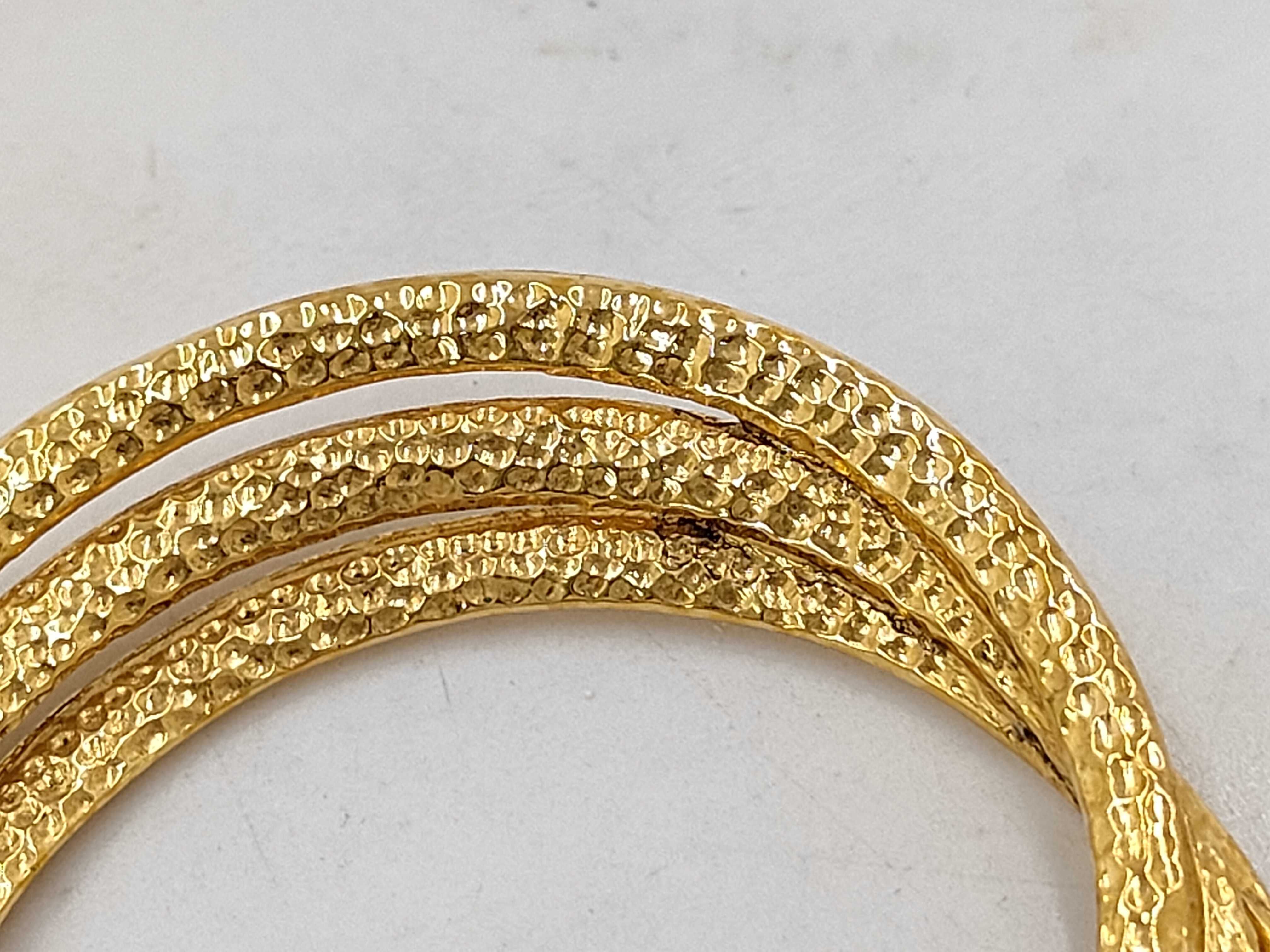 Triple Hoop Earrings — view 6