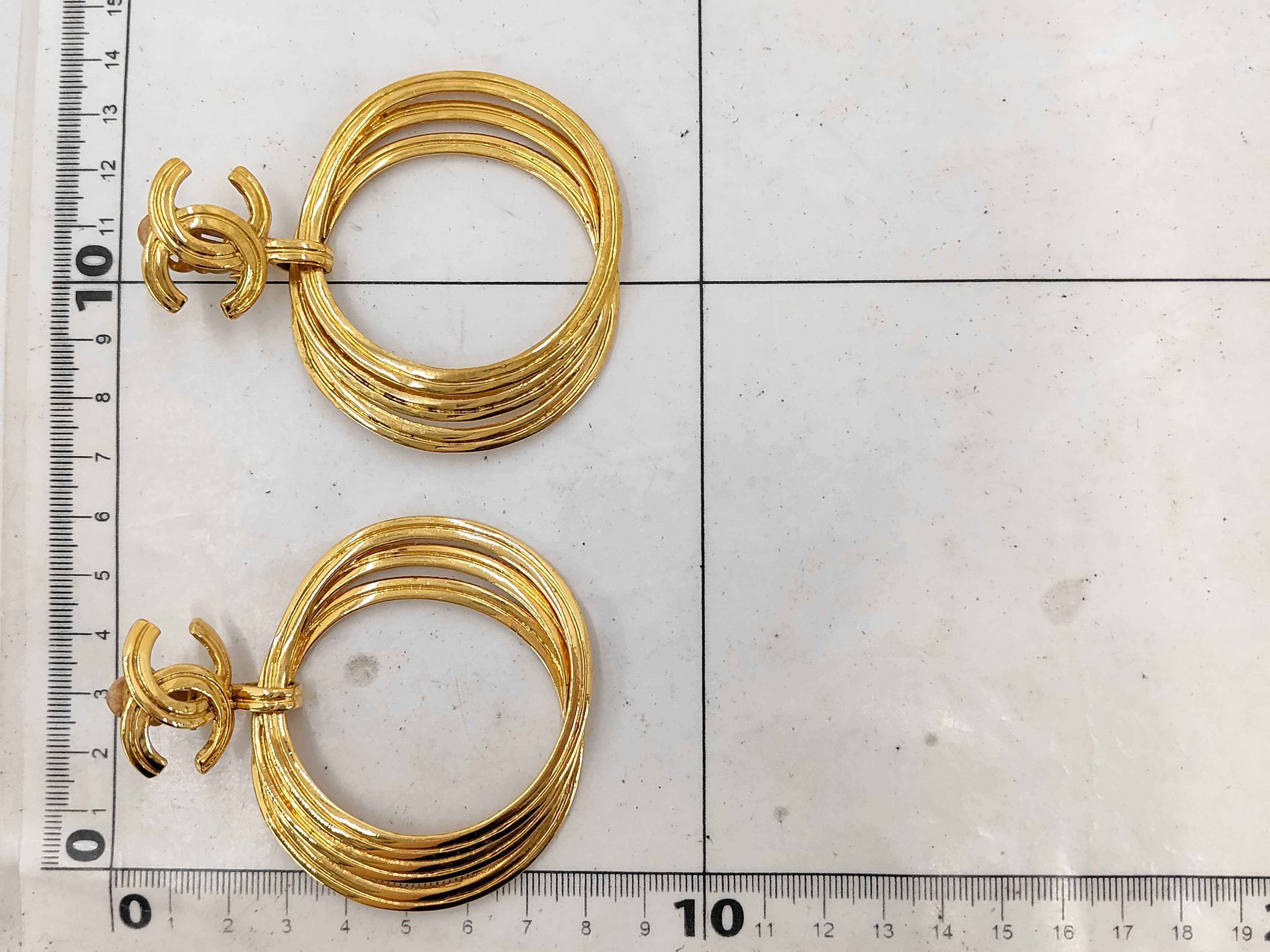 Triple Hoop Earrings — view 7