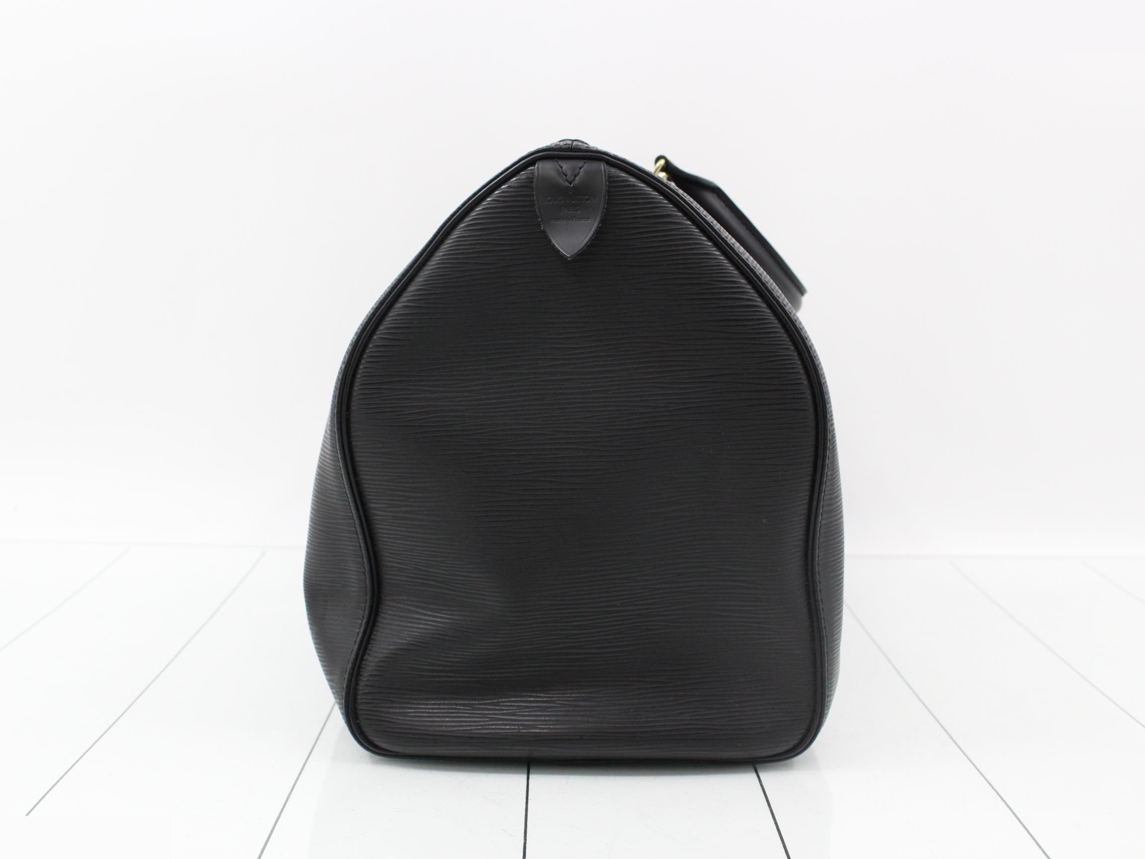 Epi Keepall 45 Noir Boston Bag — view 3