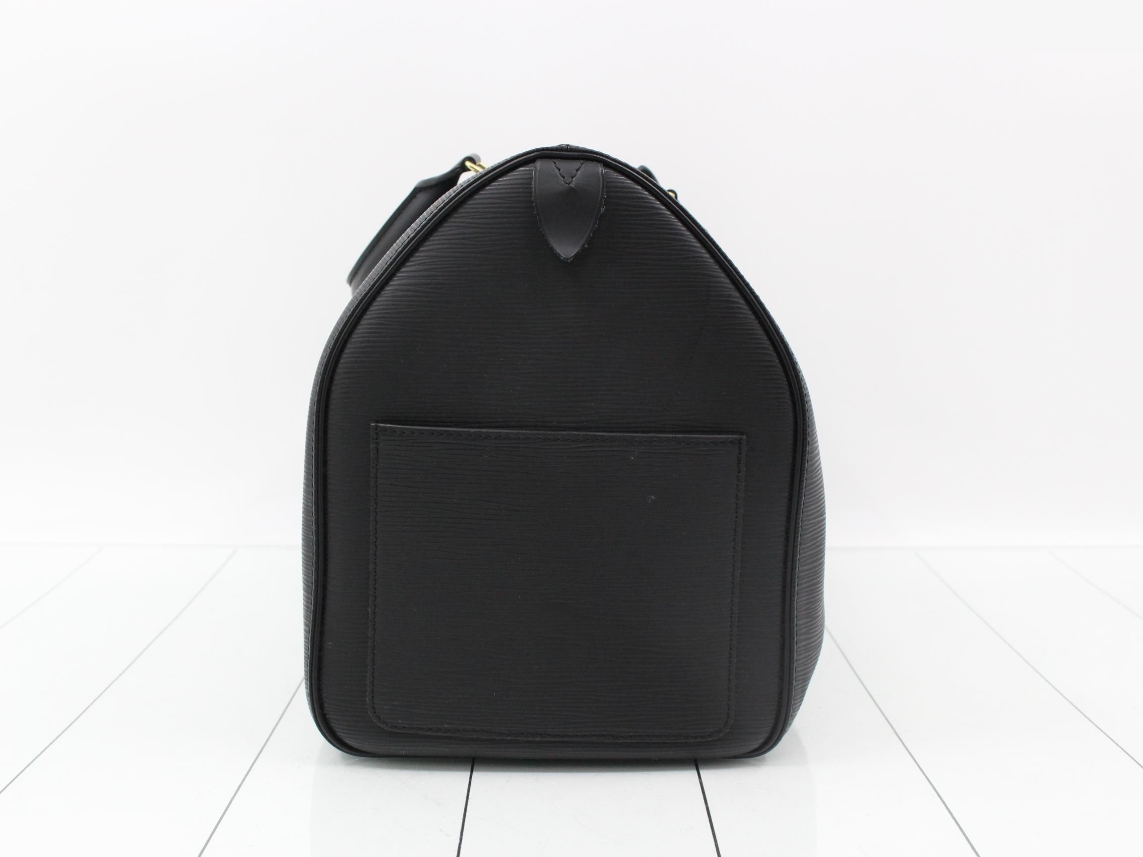 Epi Keepall 45 Noir Boston Bag — view 4