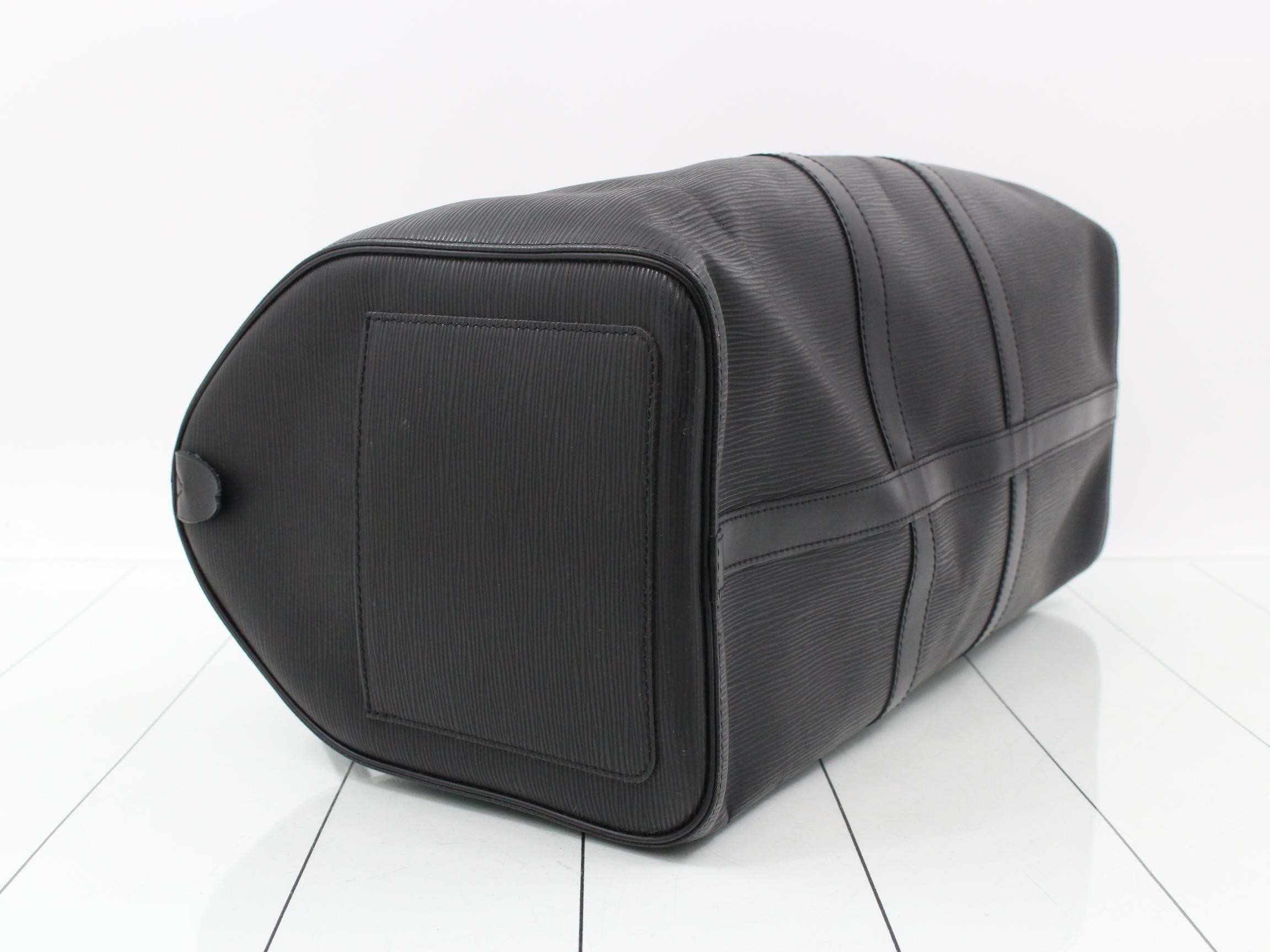 Epi Keepall 45 Noir Boston Bag — view 5