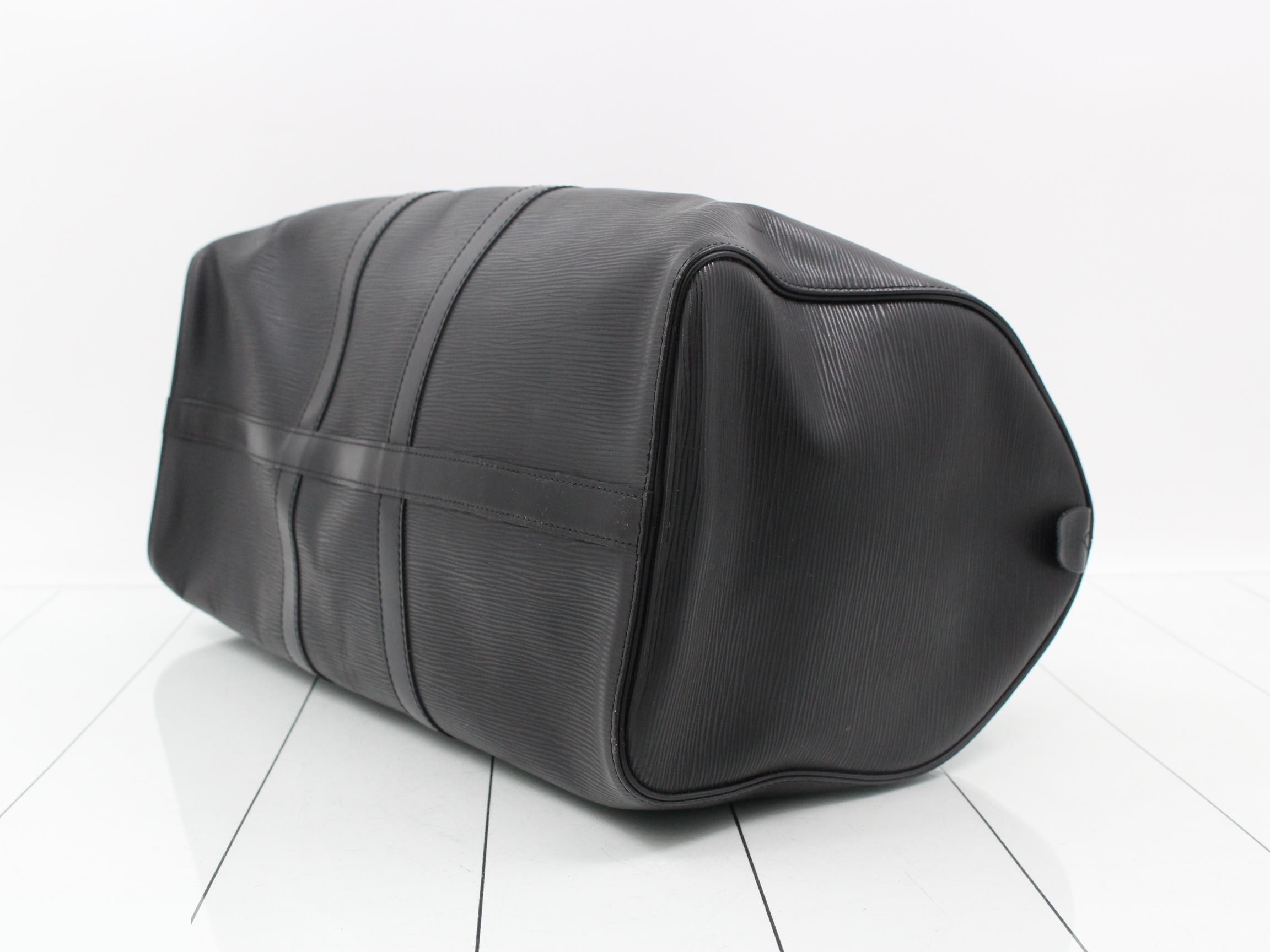 Epi Keepall 45 Noir Boston Bag — view 6