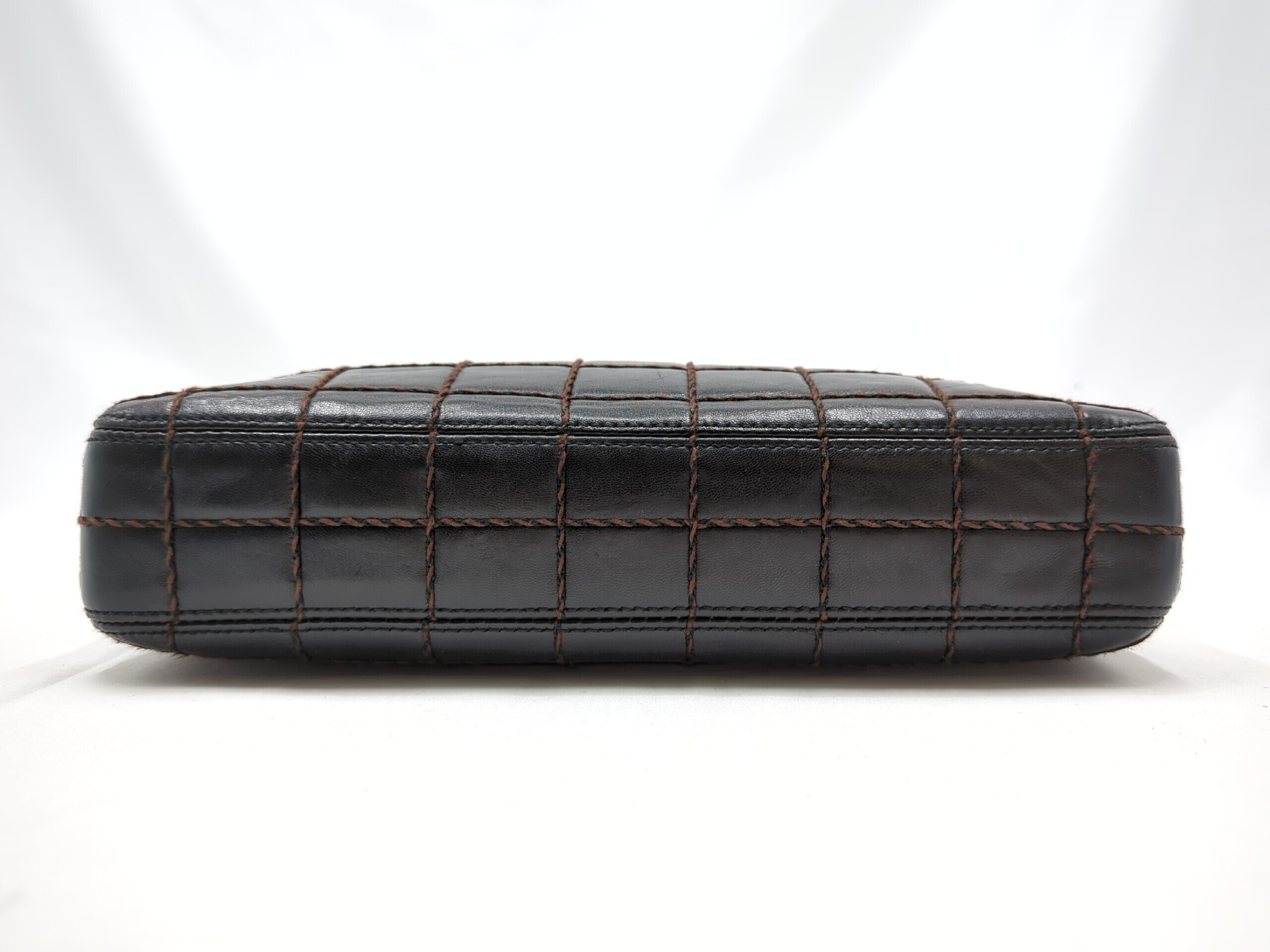 Wild Stitch Chain Shoulder Bag (Black) — view 5