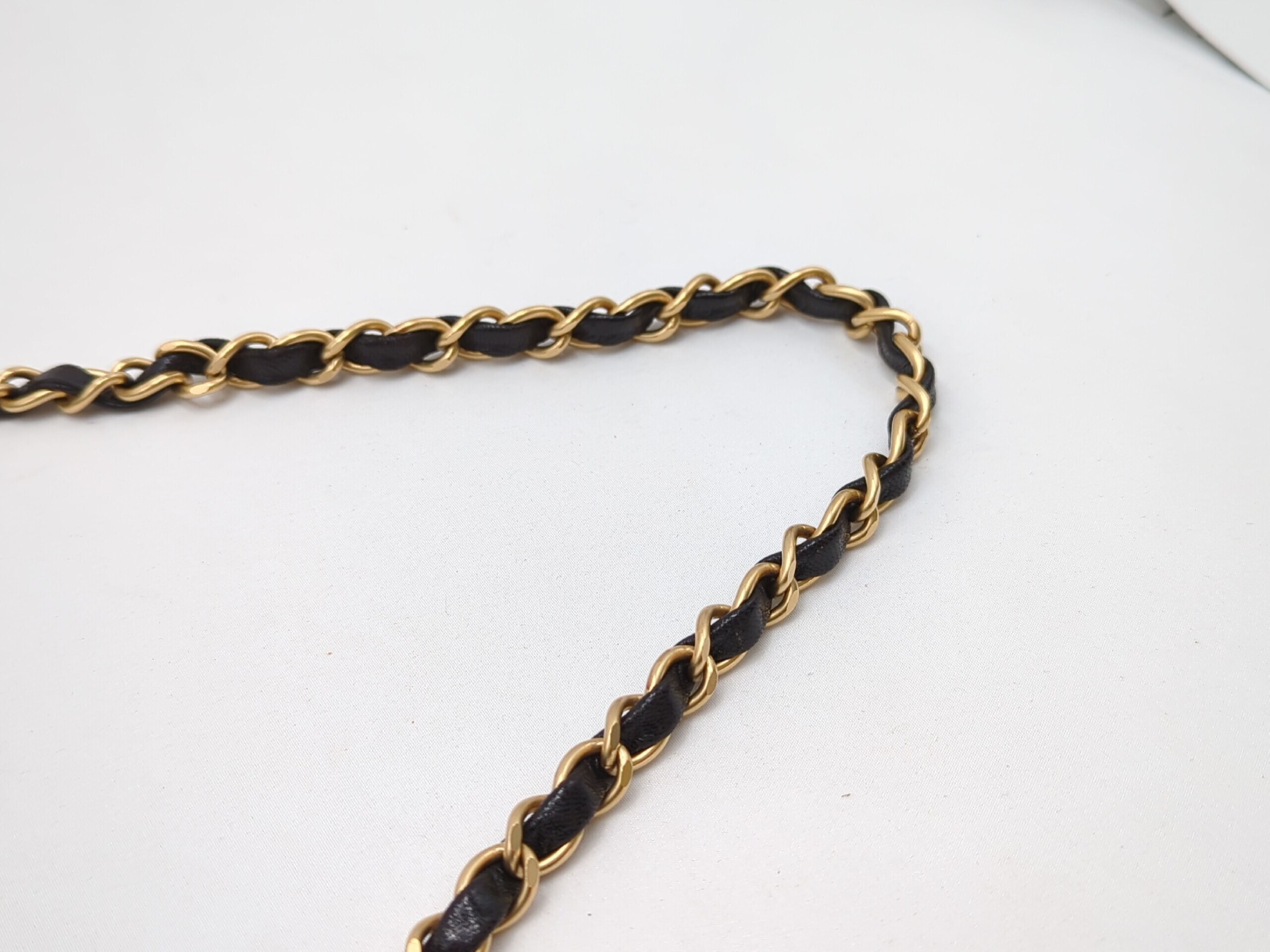 Wild Stitch Chain Shoulder Bag (Black) — view 6