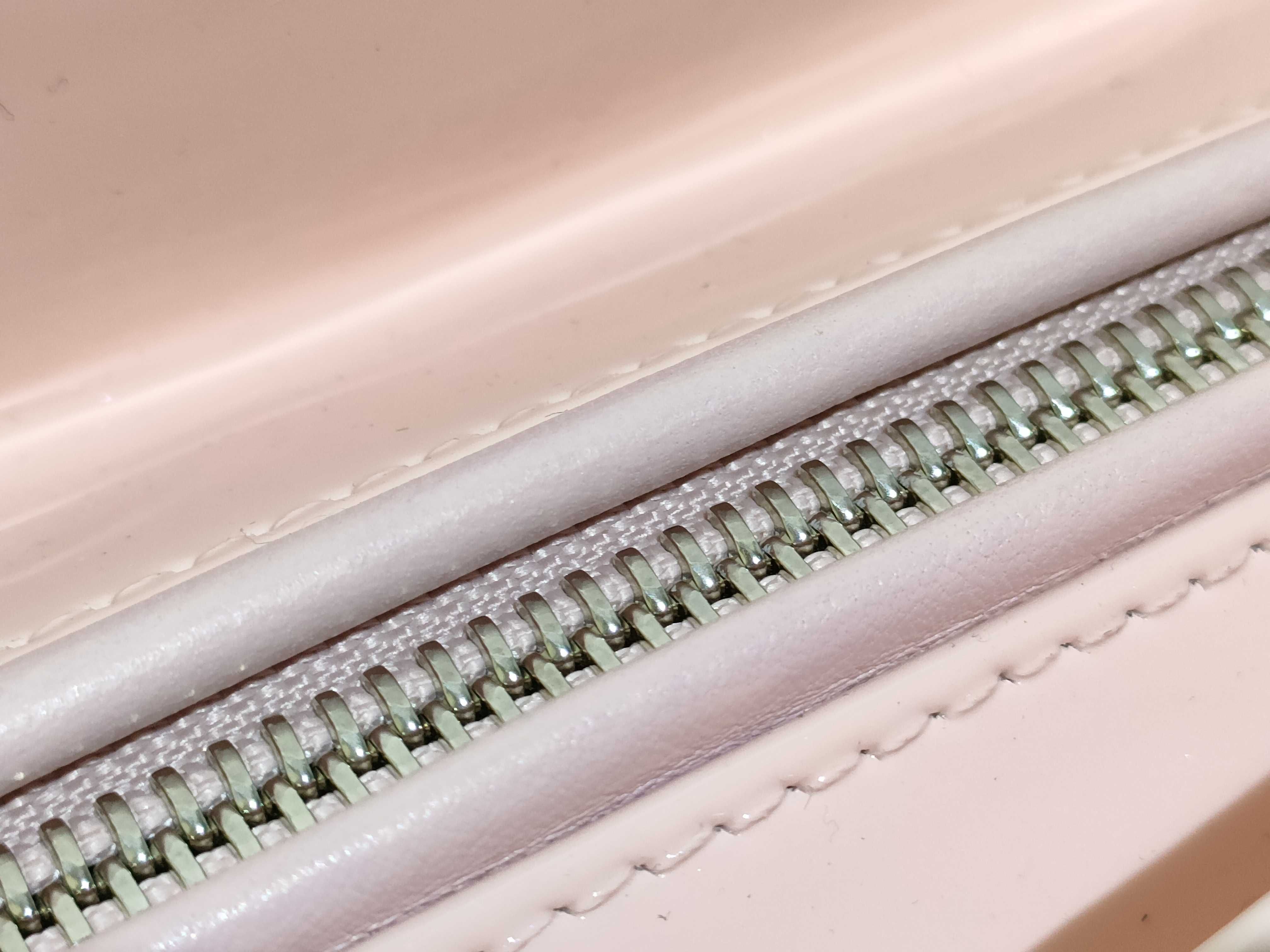 patent pink Lady Dior handbag — view 8