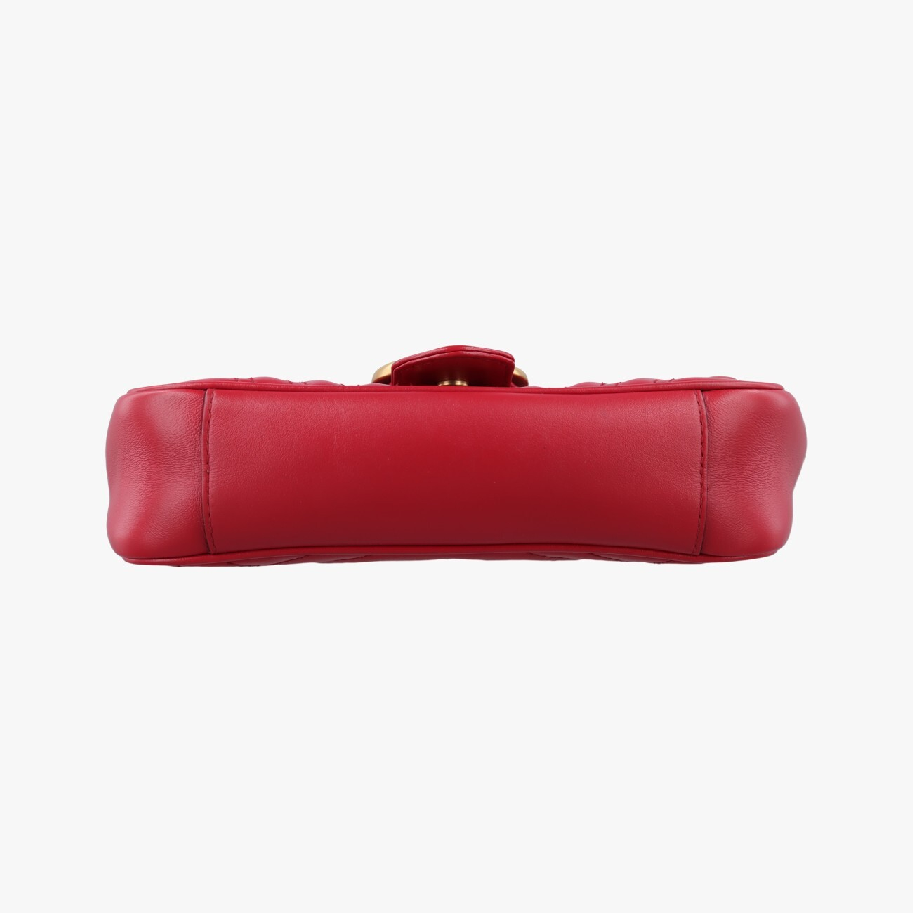 GG Marmont Red Leather Shoulder Bag 446744 F031913403 — view 3