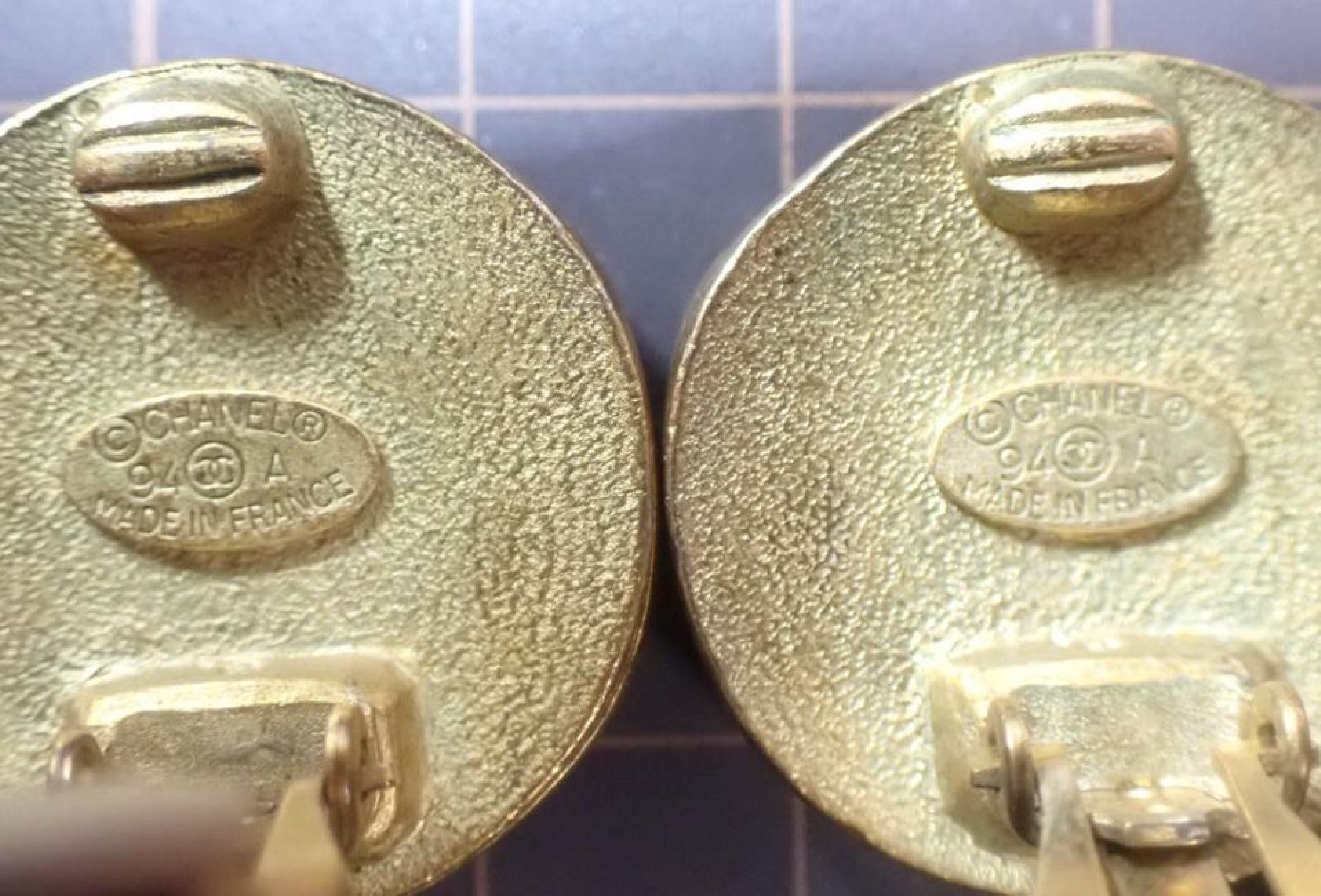 Coco Mark Earrings (with markings) 94A — view 4