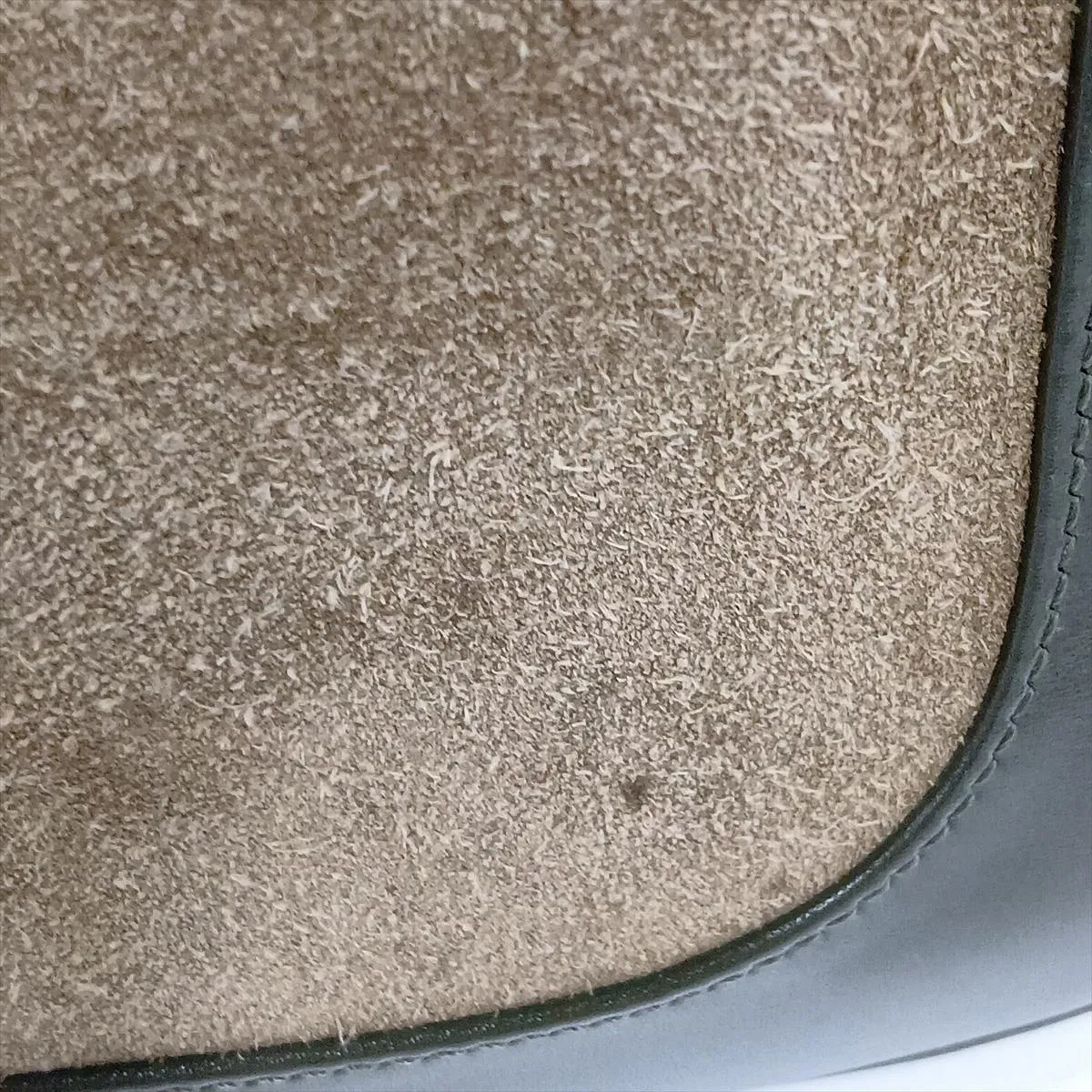 Jackie 1961 Suede x Leather Shoulder Bag, Khaki, 636709 — view 14