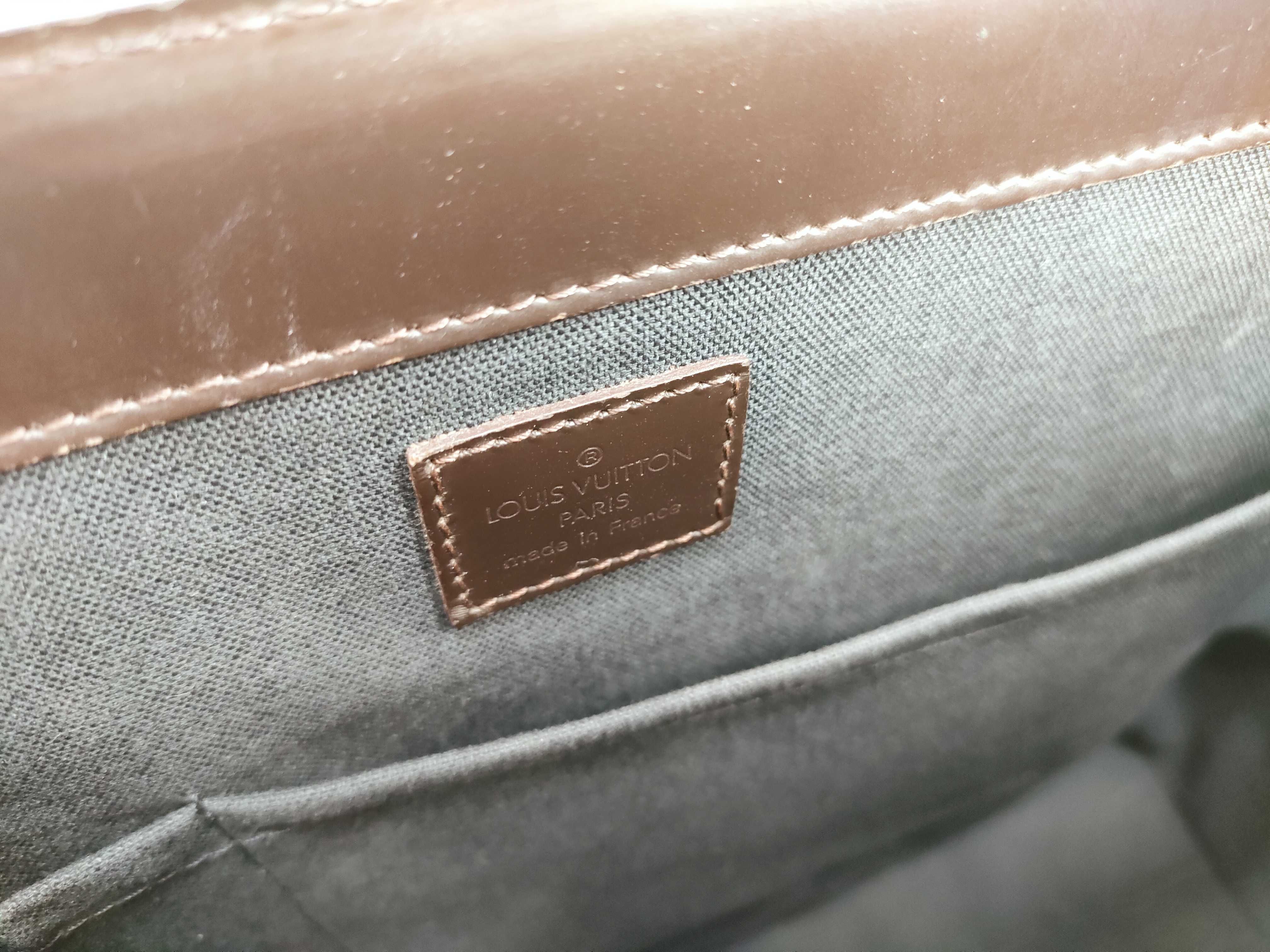 Monogram Empreinte Louis Vuitton Monogram Glacé Fonzie M46570 Leather Shoulder Bag — view 12