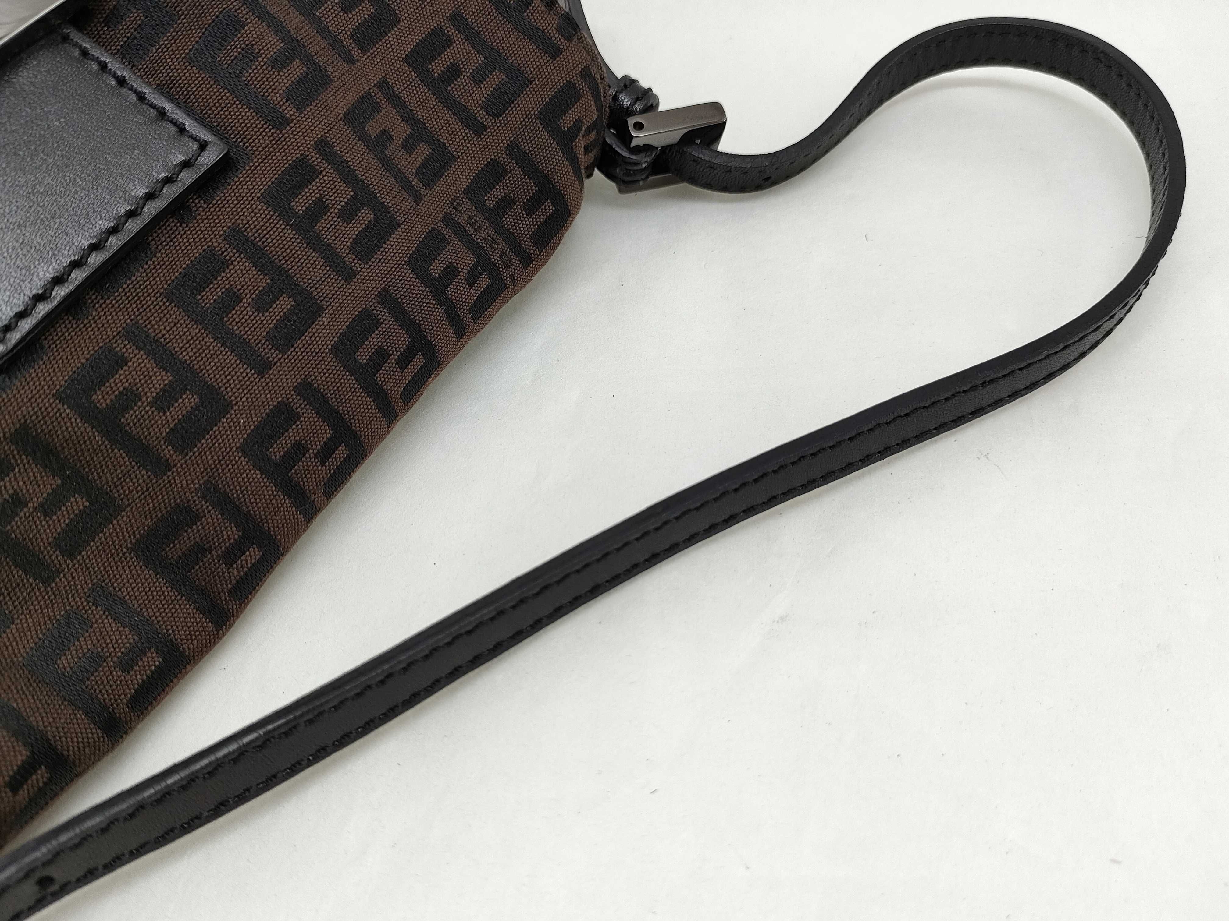 Zucca pattern Fendi Zucchino Mini Mamma Bucket Tote Bag Accessory Pouch Handbag — view 3