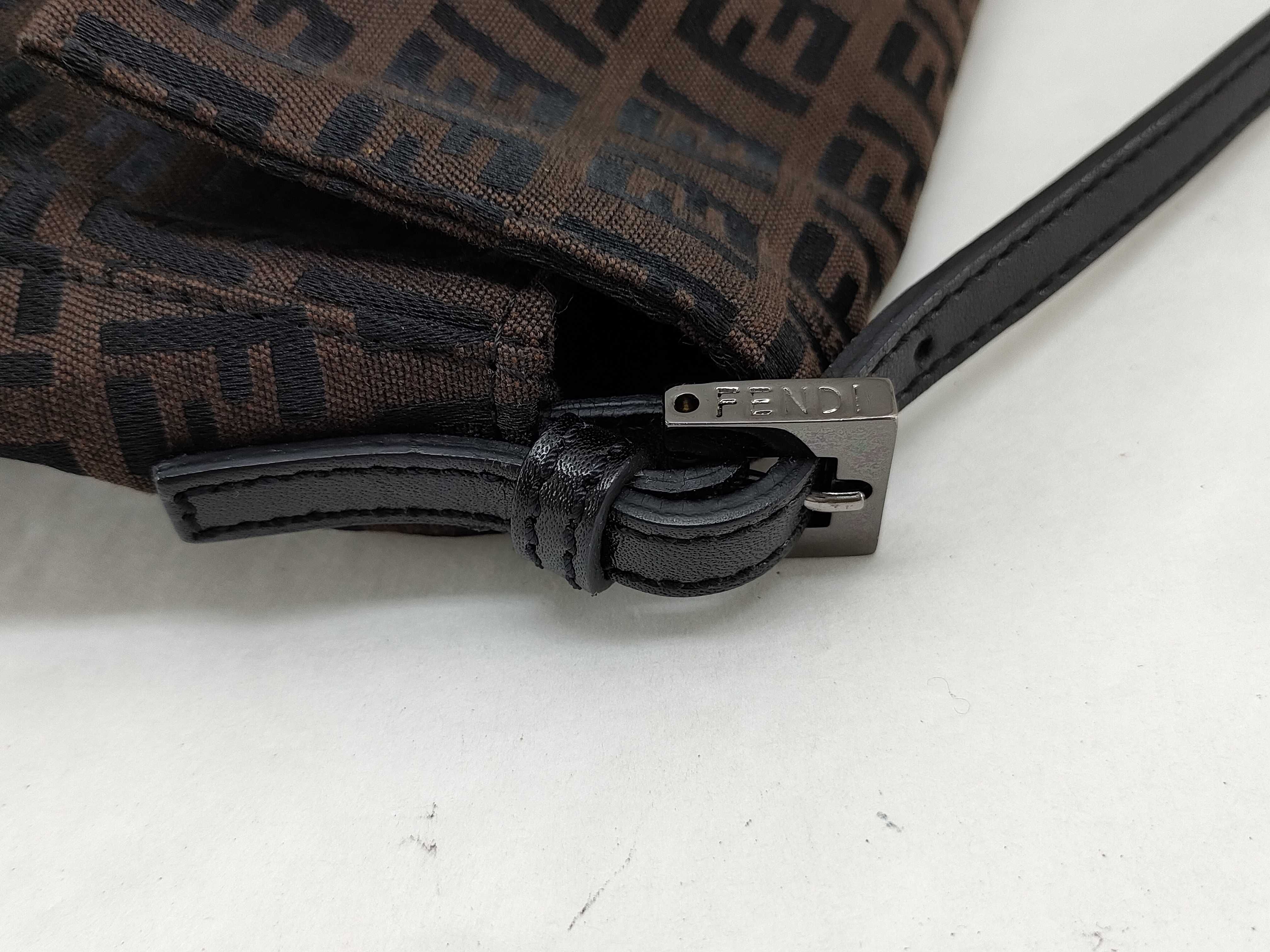 Zucca pattern Fendi Zucchino Mini Mamma Bucket Tote Bag Accessory Pouch Handbag — view 5
