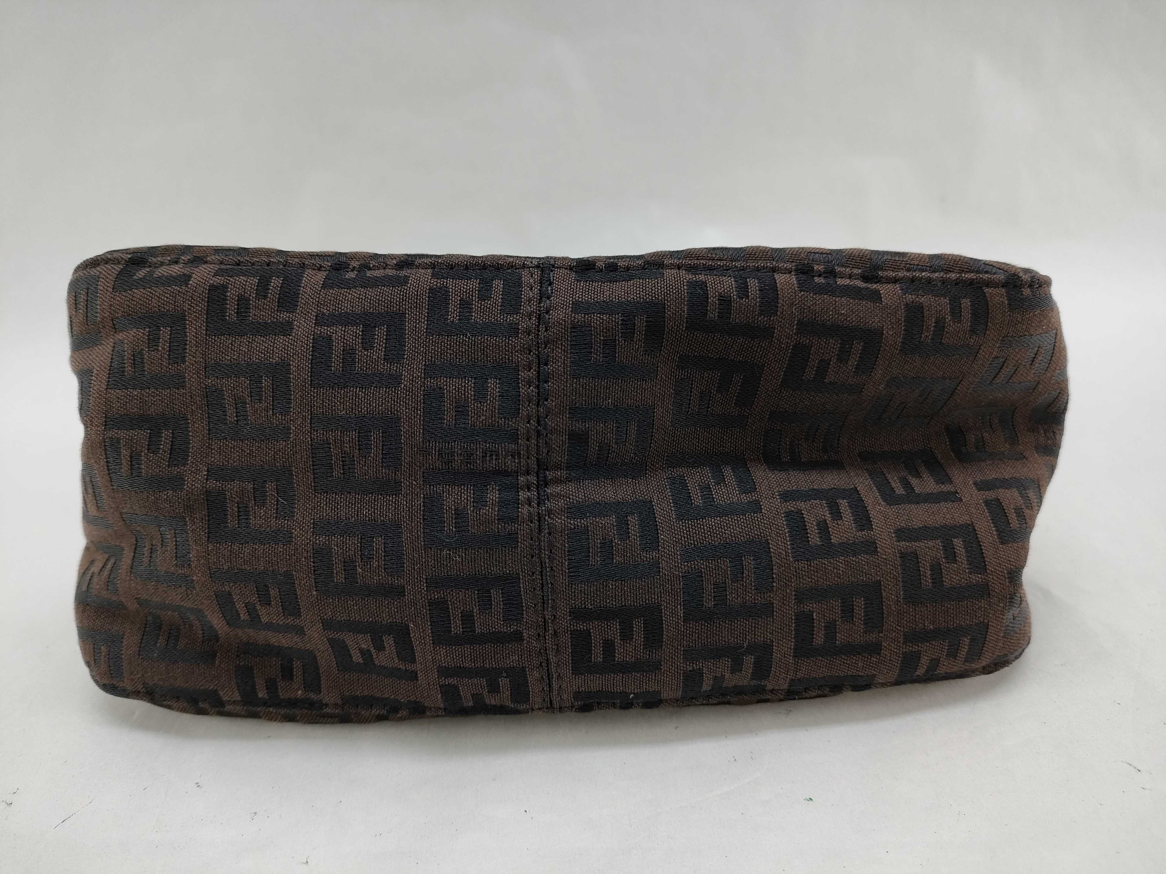 Zucca pattern Fendi Zucchino Mini Mamma Bucket Tote Bag Accessory Pouch Handbag — view 7