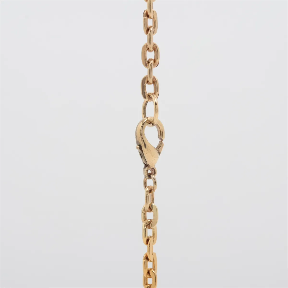 01A Necklace, GP x Faux Pearl, Gold, — view 4