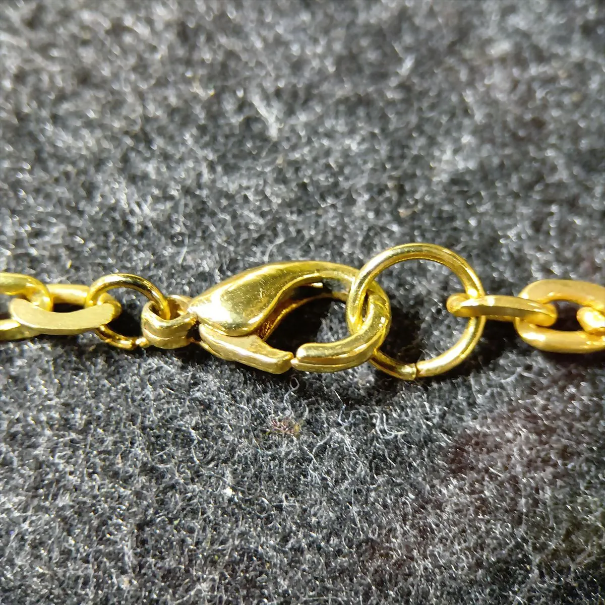 01A Necklace, GP x Faux Pearl, Gold, — view 7
