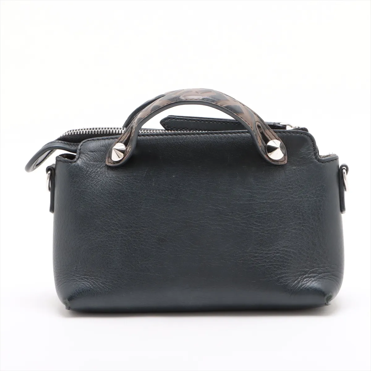 Zucca Visible Mini Leather 2WAY Shoulder Bag Black 8BL145 — view 2