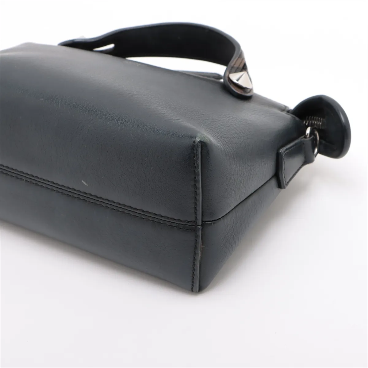 Zucca Visible Mini Leather 2WAY Shoulder Bag Black 8BL145 — view 3