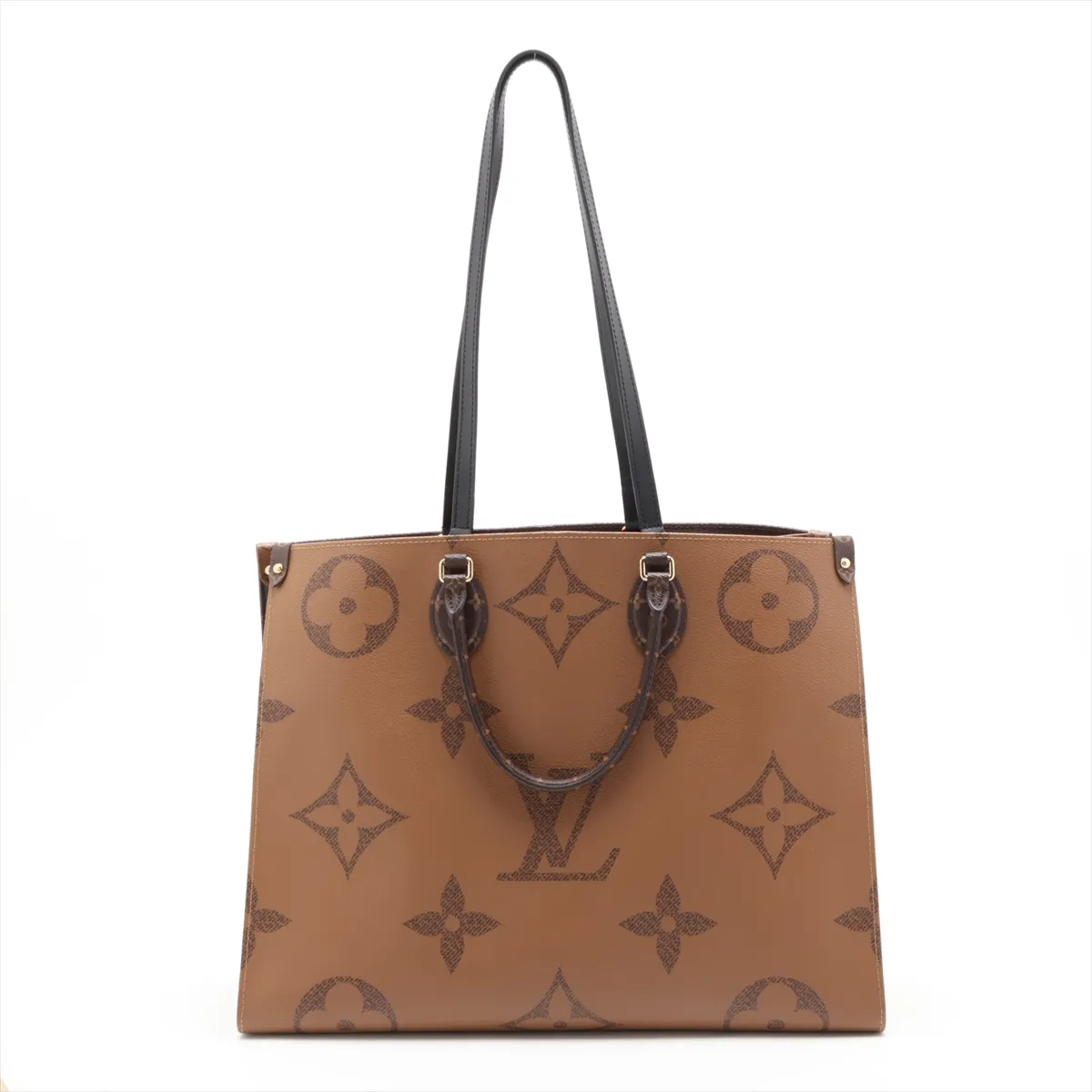 Giant Monogram Reverse OnTheGo GM M45320 FL0231 Brown (RFID detected) — view 2