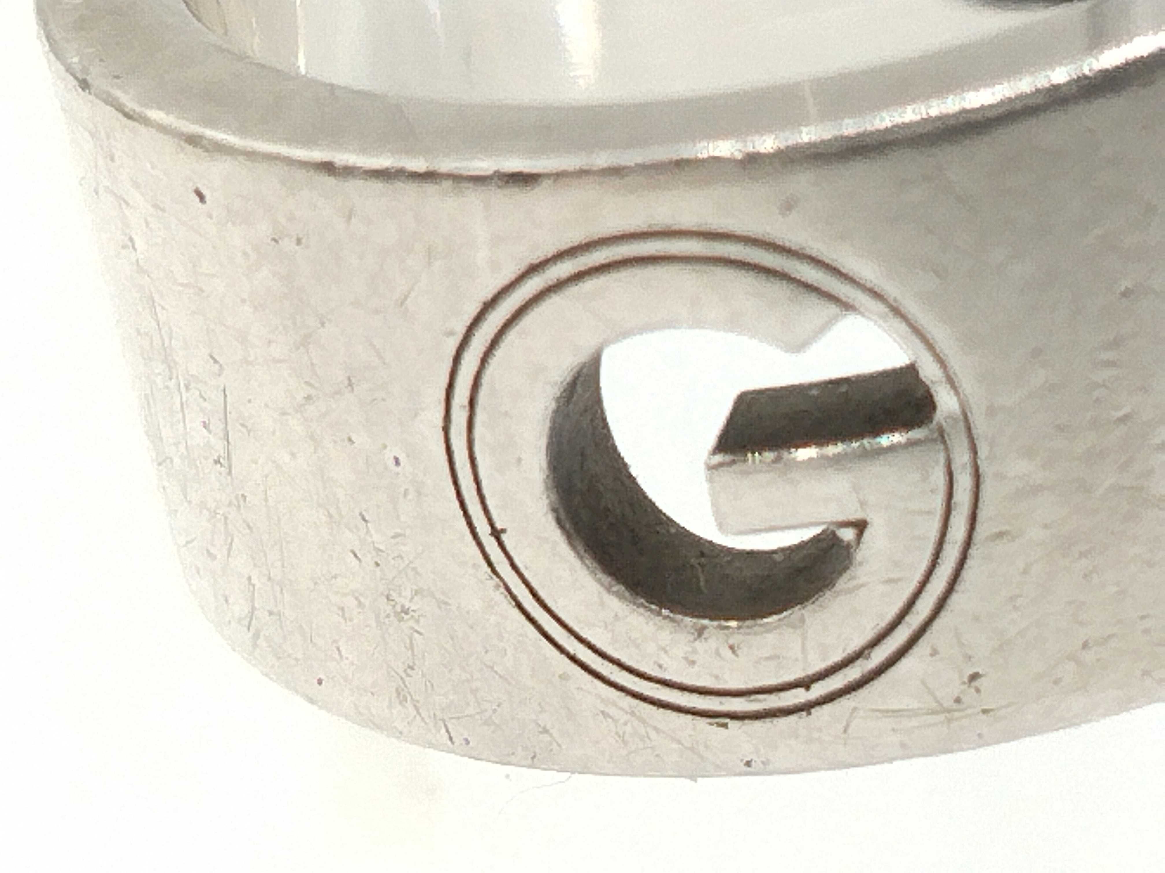 G-logo ring, 925 sterling silver, 7.9g. — view 5