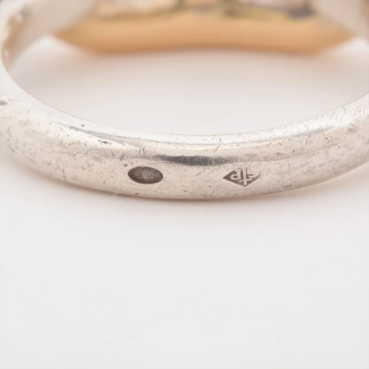 Chaine d'Ancre Ring, Size 49, 925 x 750 mm, 5.2g, Gold x Silver. Shows signs of wear, including — view 5