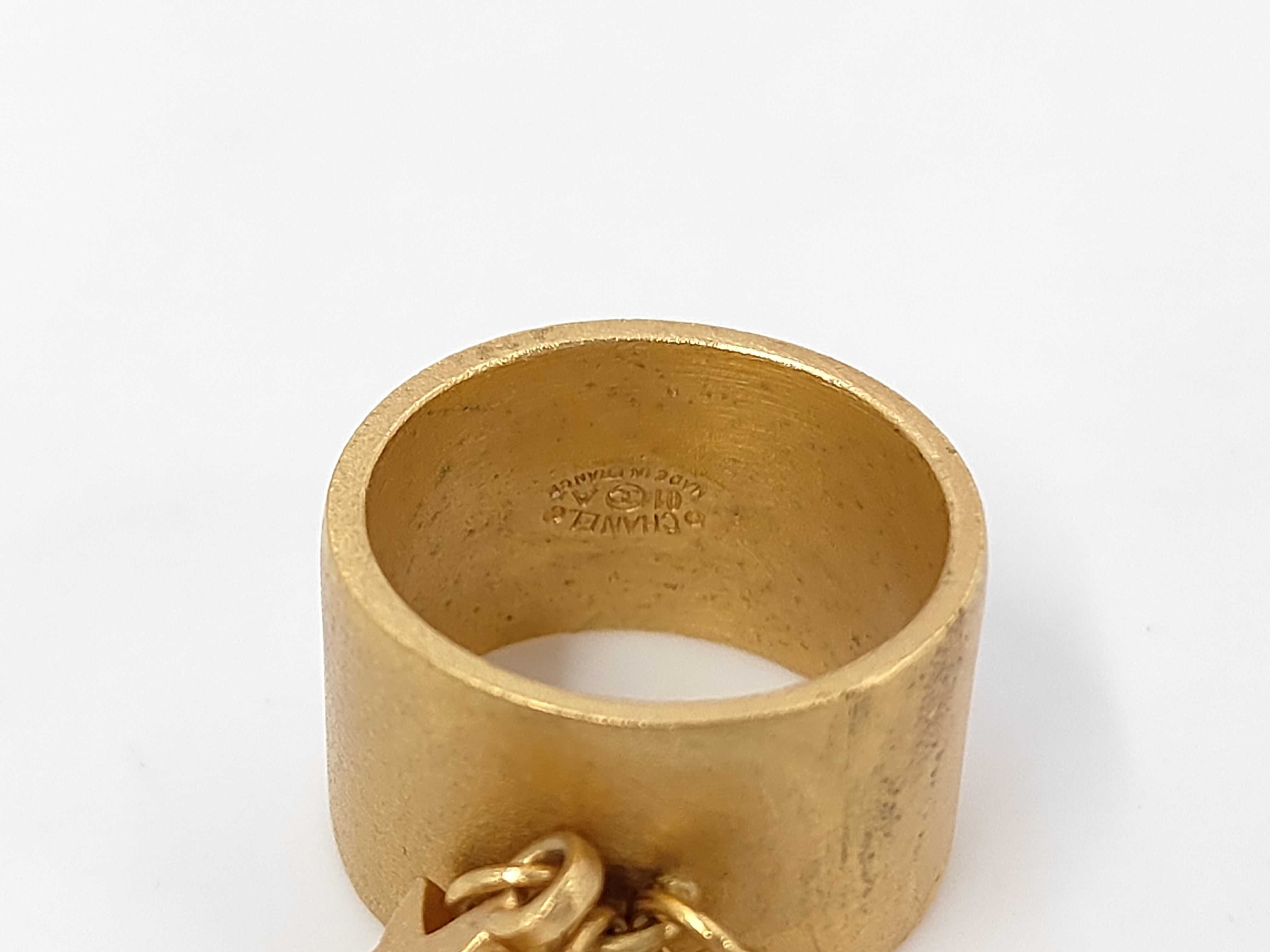 Coco Mark Bambi Star Rhinestone Ring 01A Gold Ring — view 3