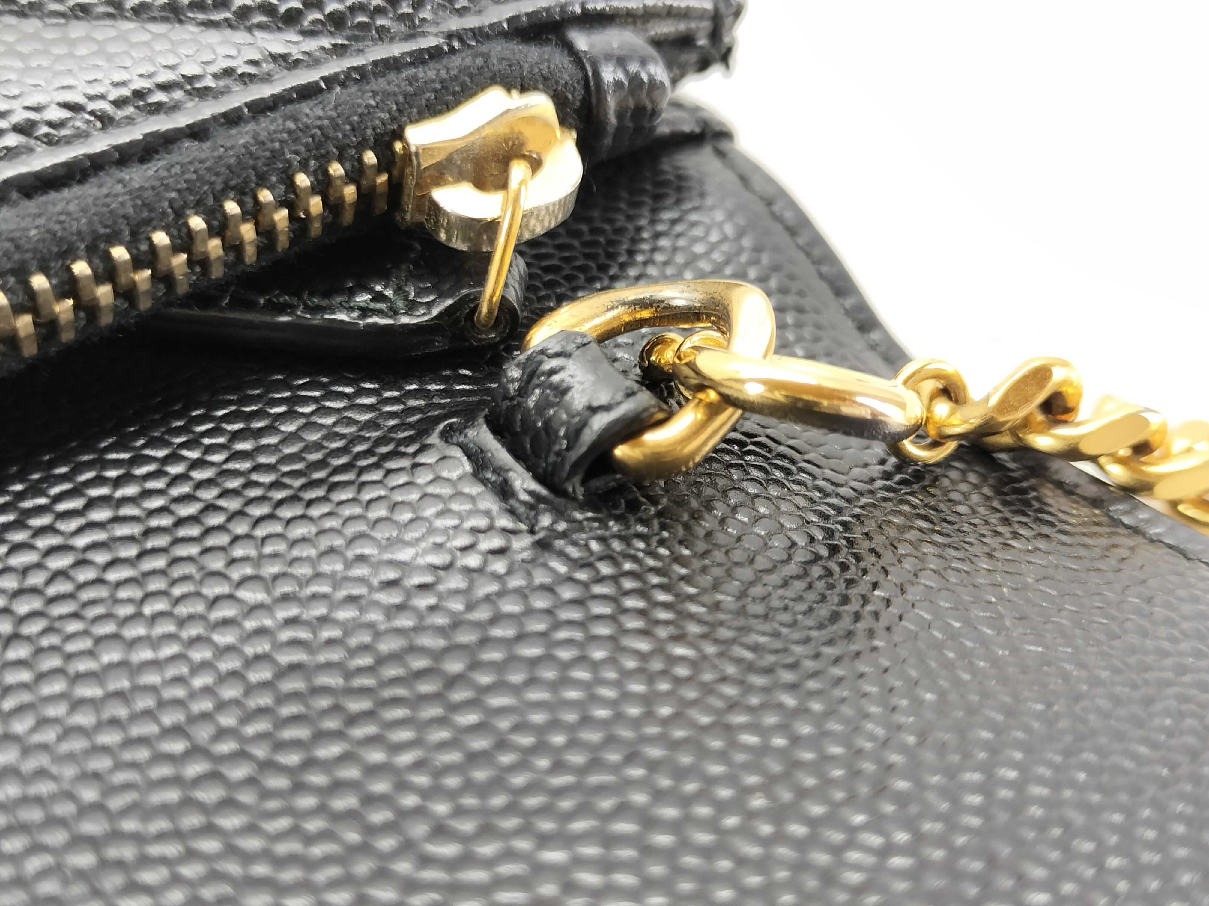 KR - Grande de Poudre Leather Cassandre Envelope WOC Chain Wallet Shoulder Bag — view 5