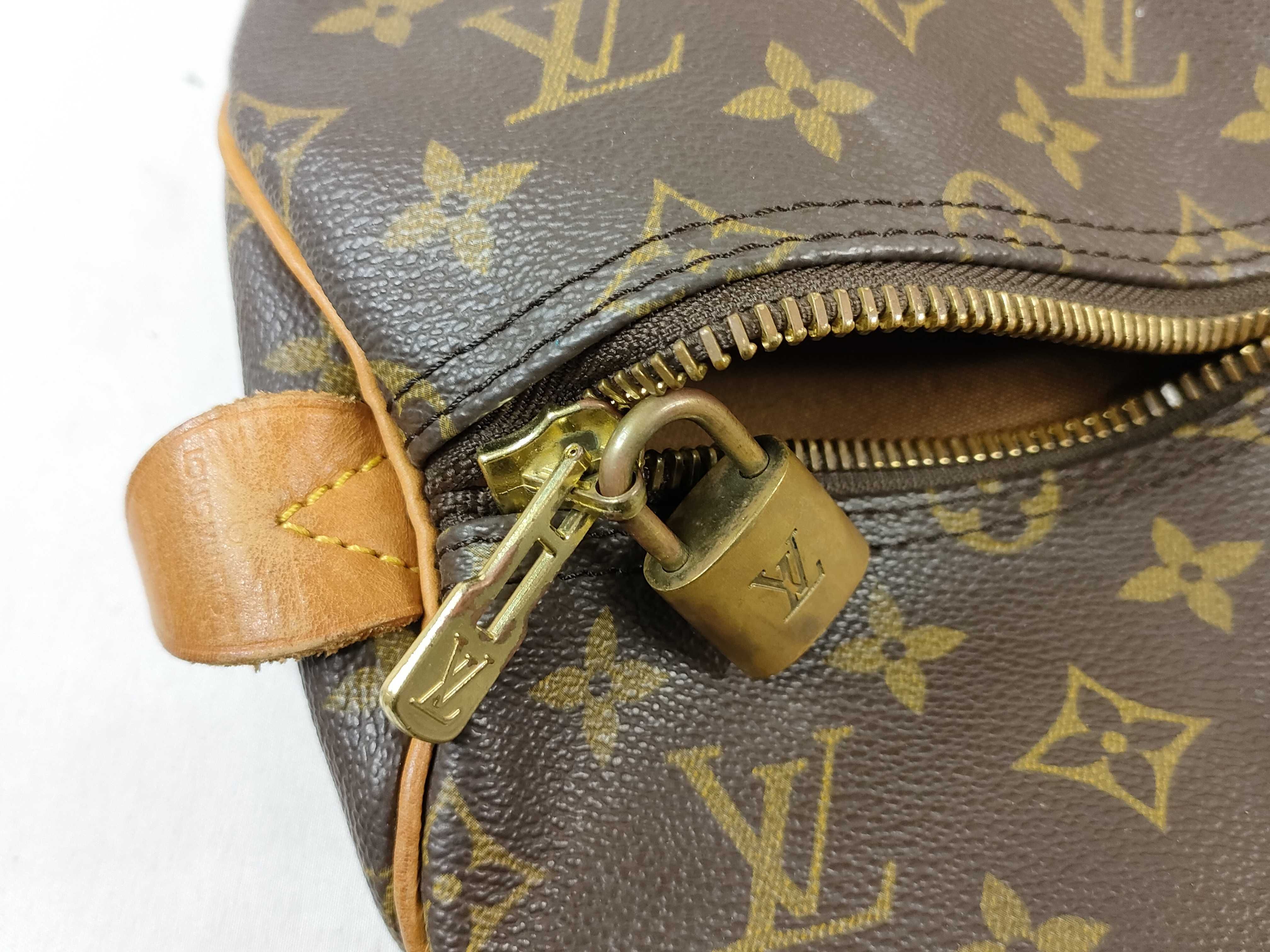 Monogram Vuitton Keepall Handbag Boston Bag — view 13