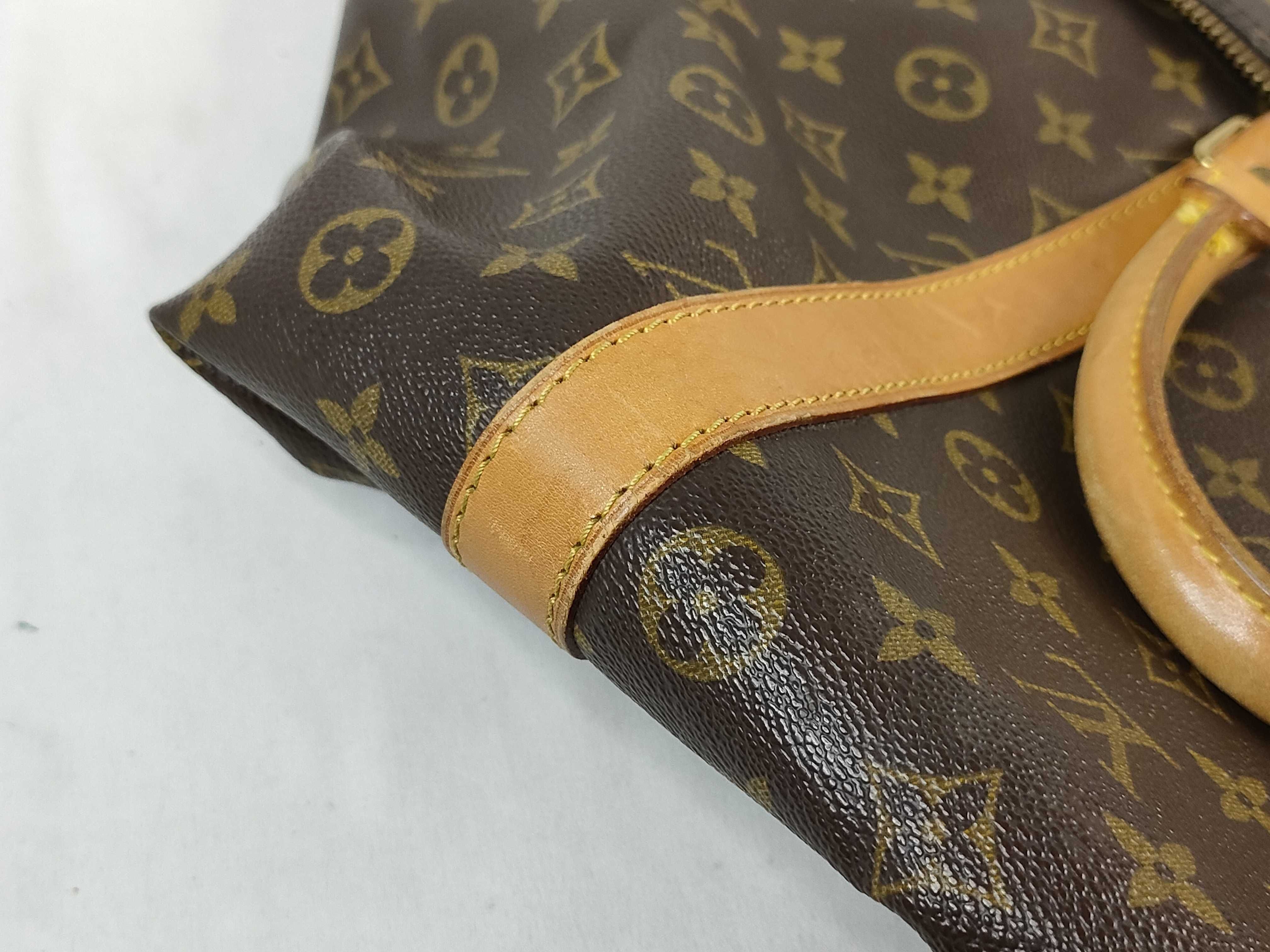 Monogram Vuitton Keepall Handbag Boston Bag — view 14