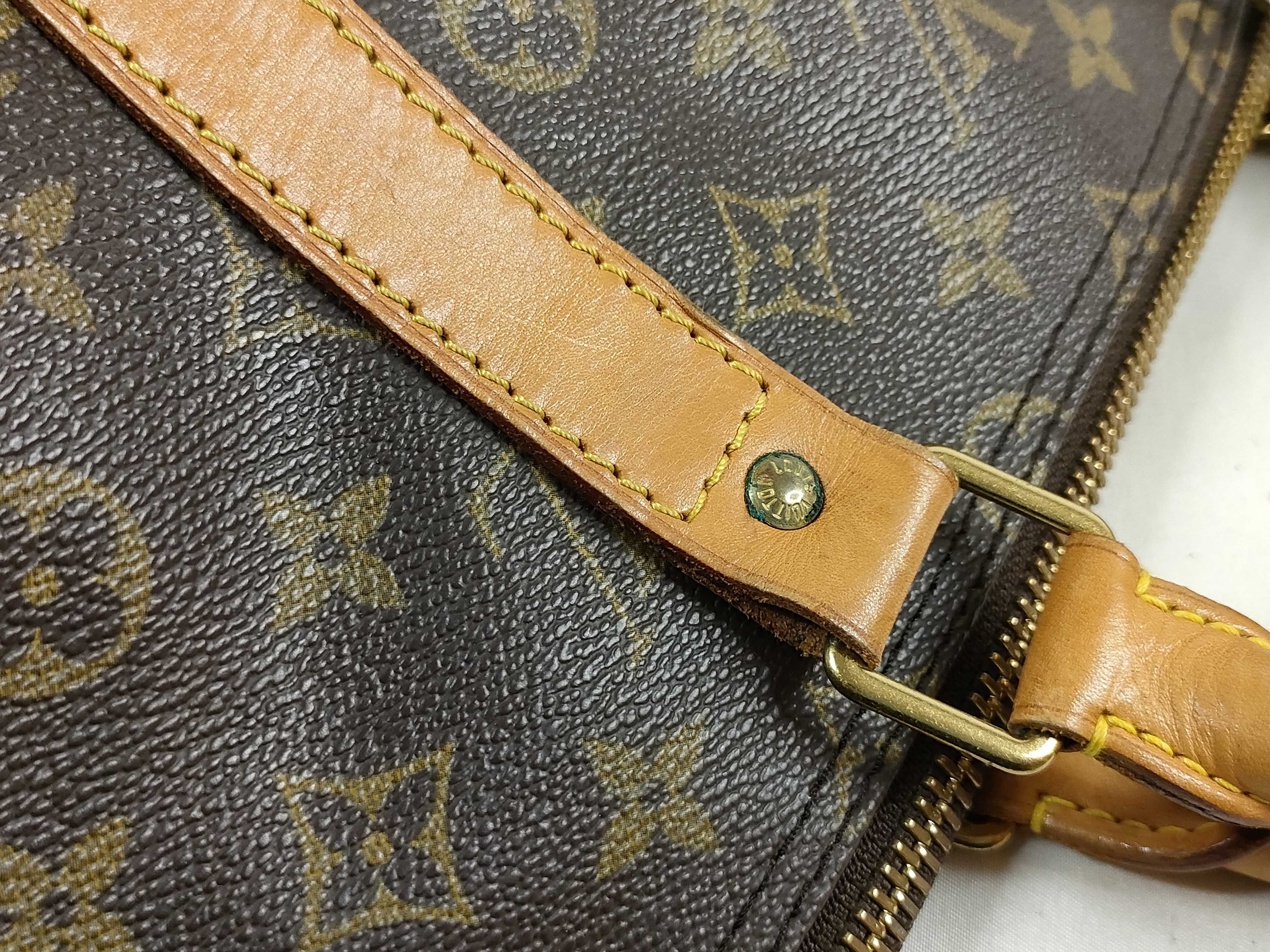 Monogram Vuitton Keepall Handbag Boston Bag — view 5