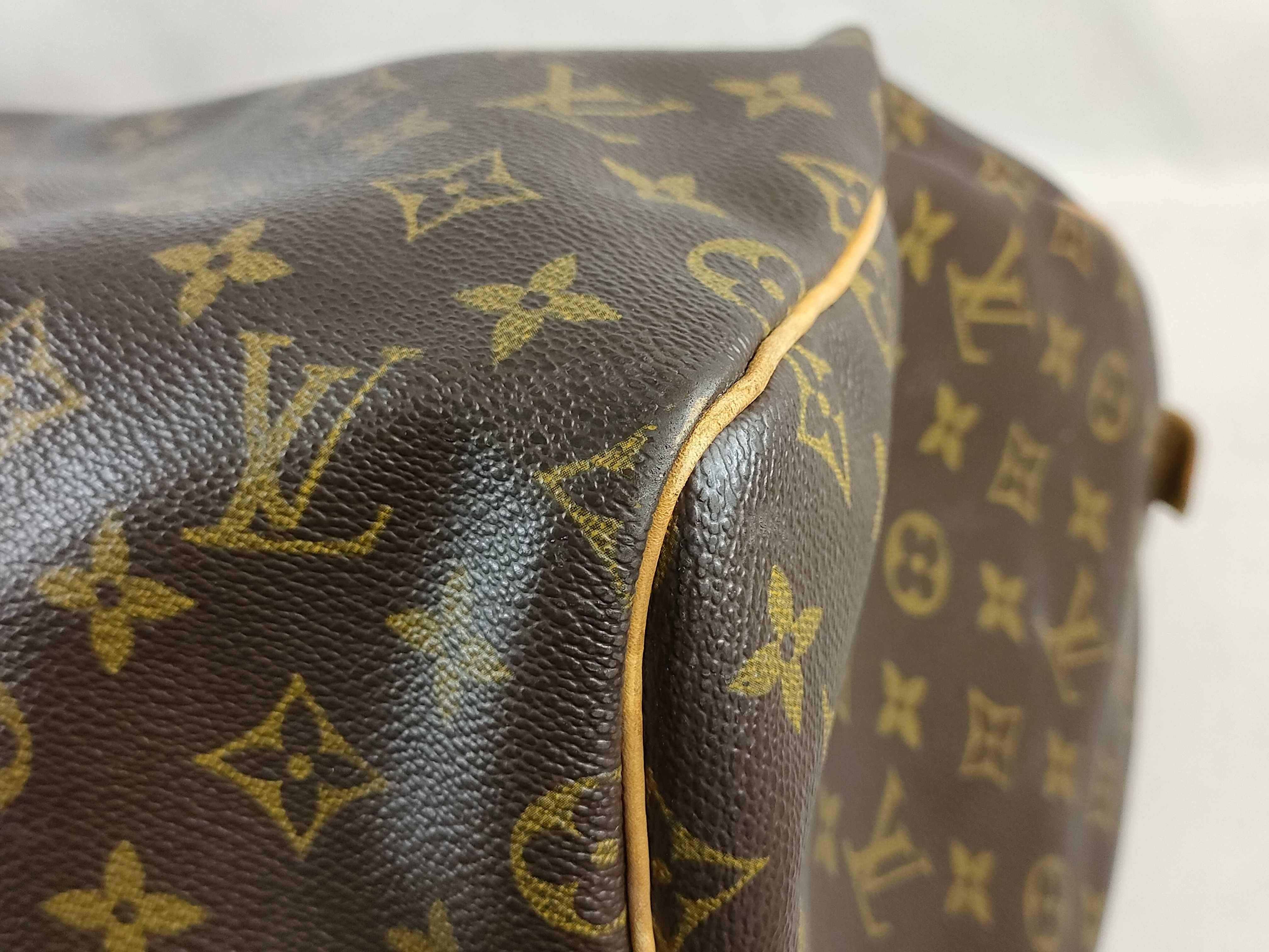 Monogram Vuitton Keepall Handbag Boston Bag — view 6