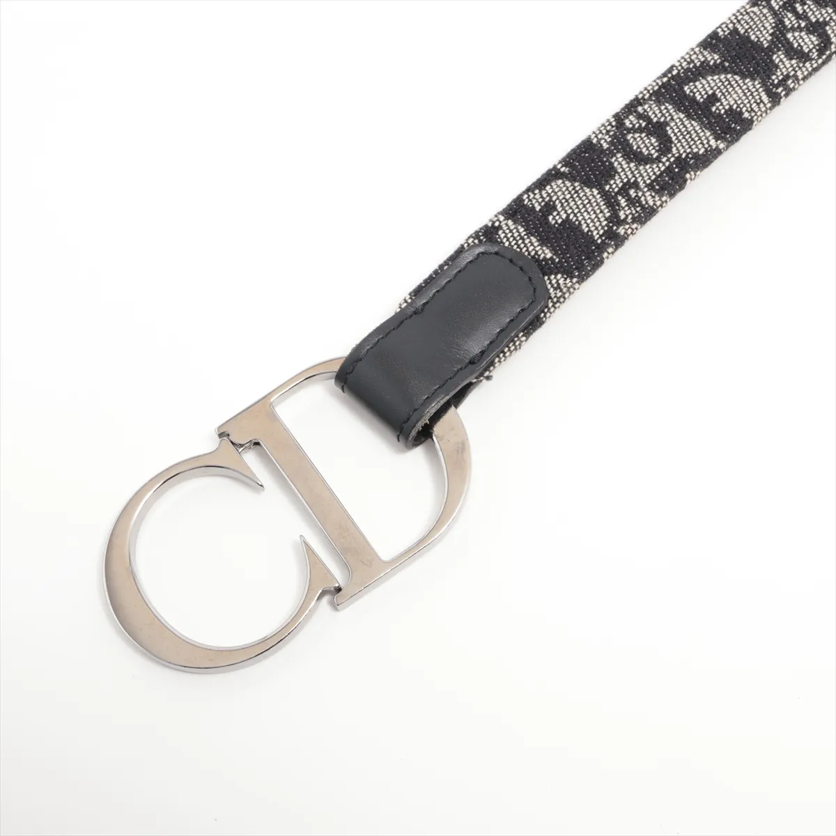 Trotter Belt 75 Canvas x Leather Black x Navy — view 2