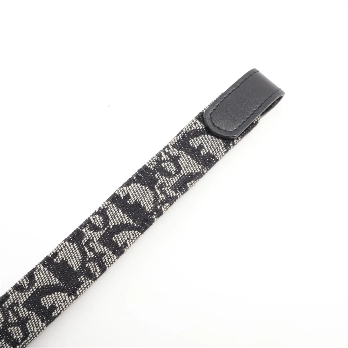 Trotter Belt 75 Canvas x Leather Black x Navy — view 3