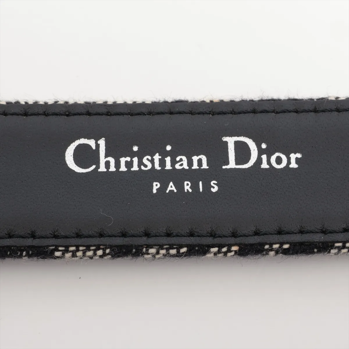 Trotter Belt 75 Canvas x Leather Black x Navy — view 5
