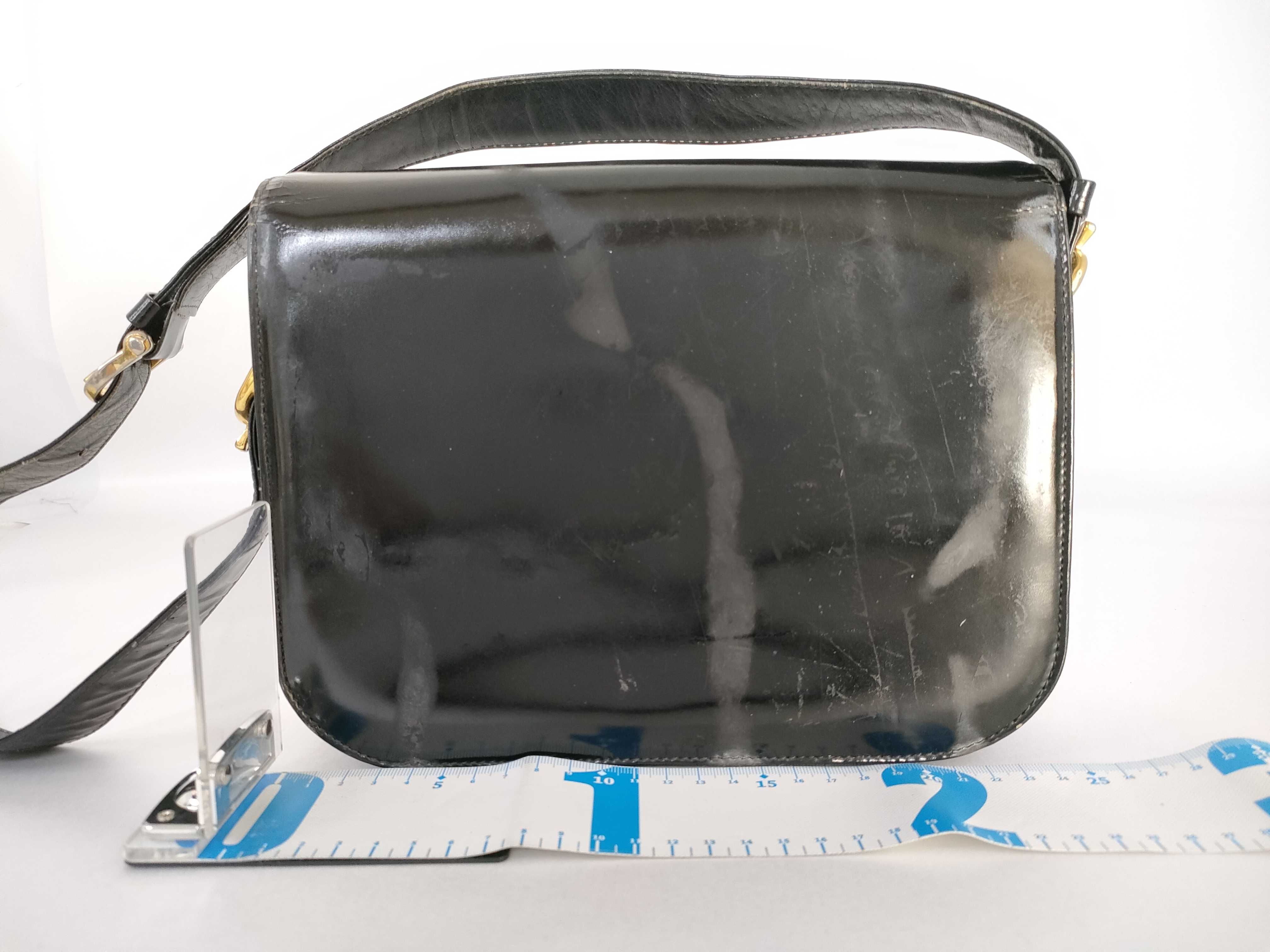 Shoulder Bag Black Leather Shoulder Bag — view 2