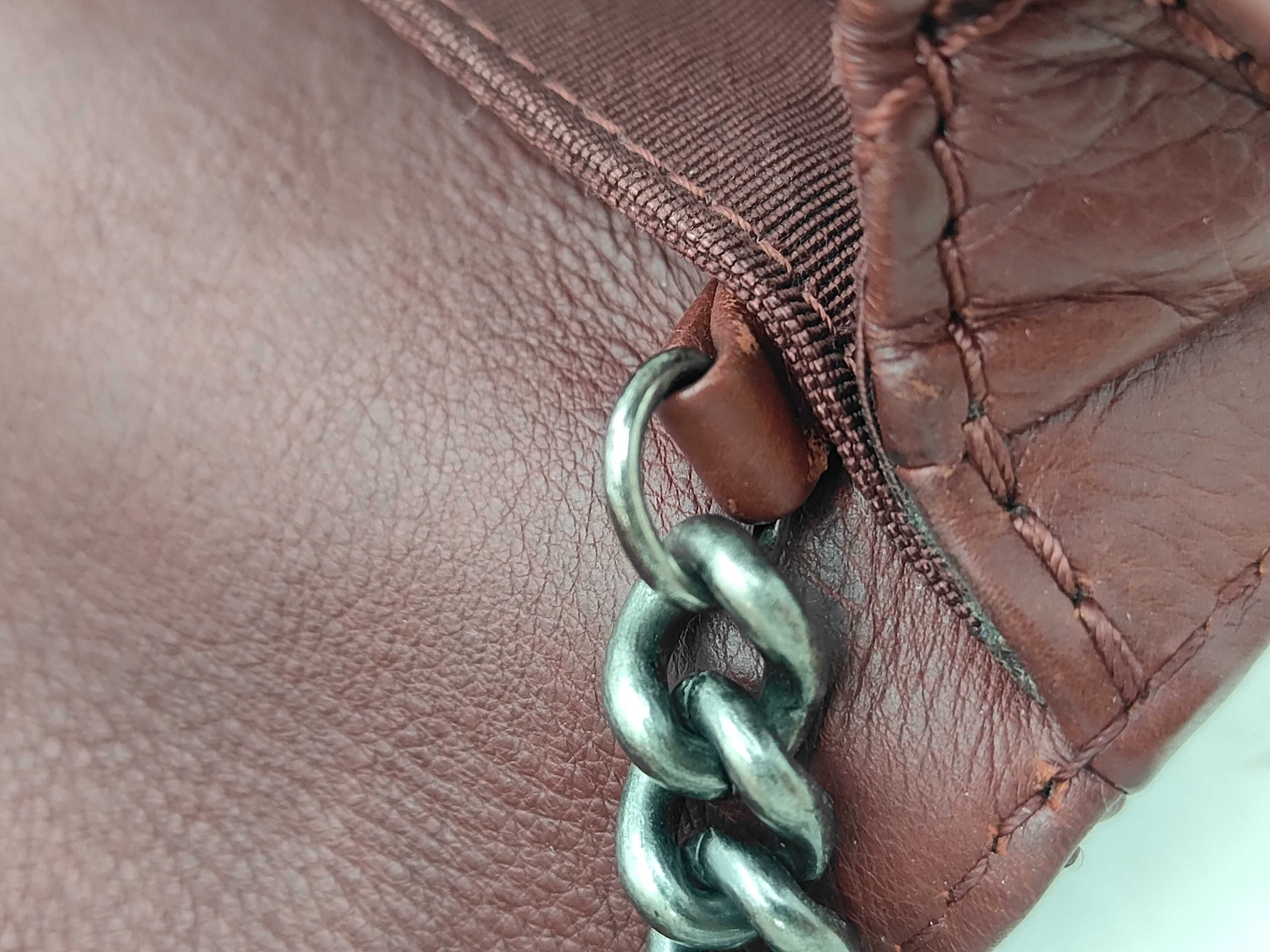 Boy Chanel Lambskin Burgundy Chain Shoulder Bag — view 5