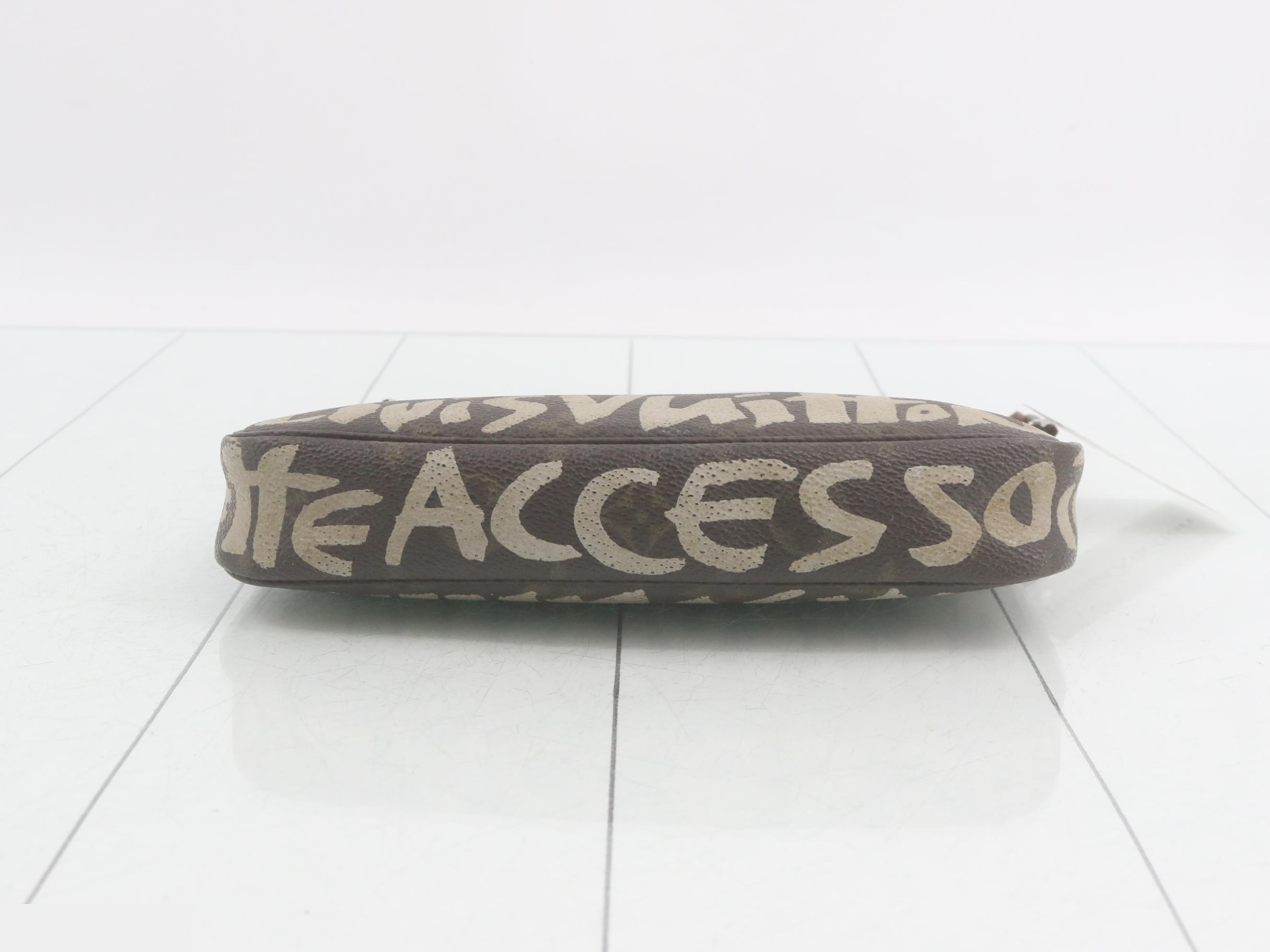 Monogram Graffiti Pochette Accessoires Accessory Pouch — view 3