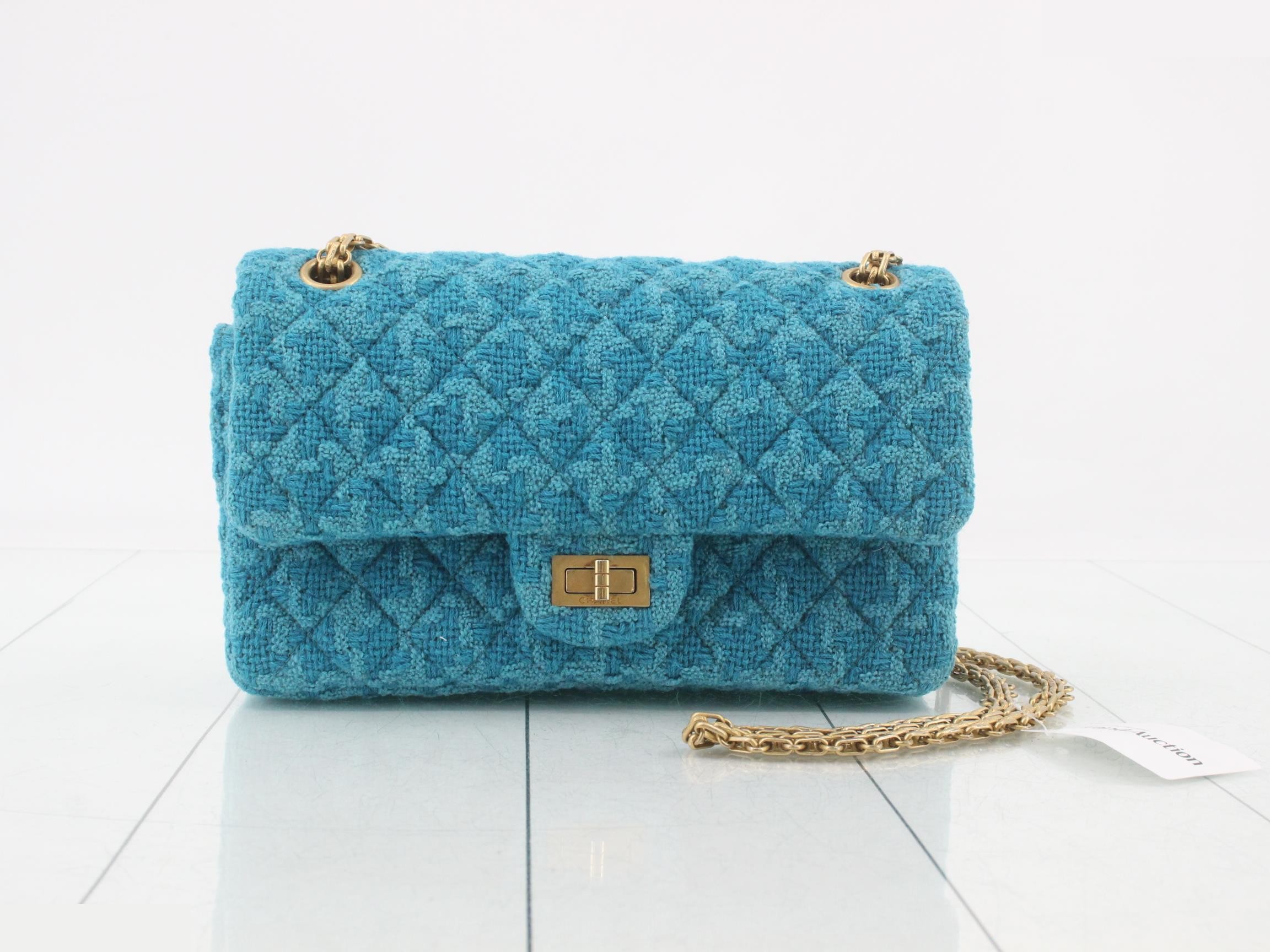 Tweed 2.55 Matelassé Chain Shoulder Bag