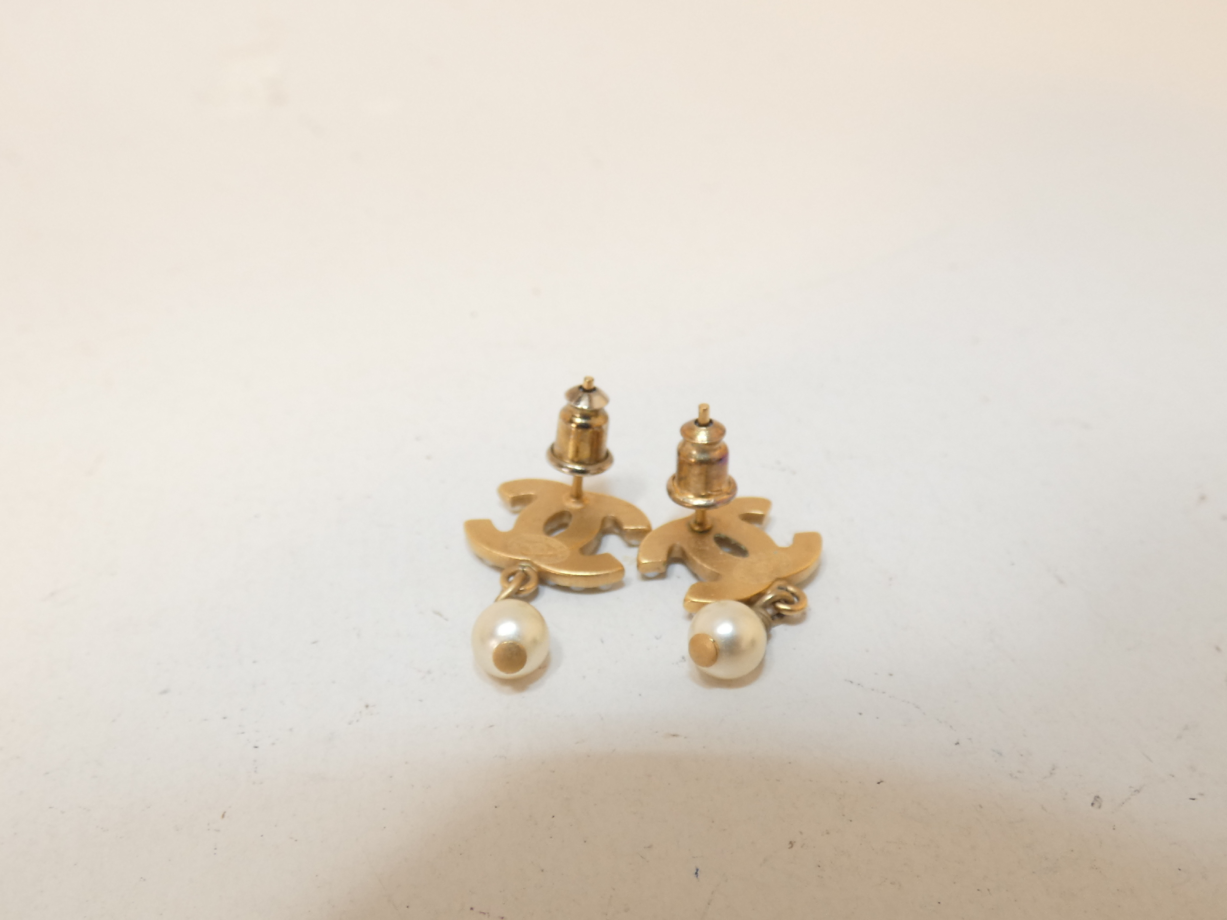 Coco Faux Pearl Earrings — view 3
