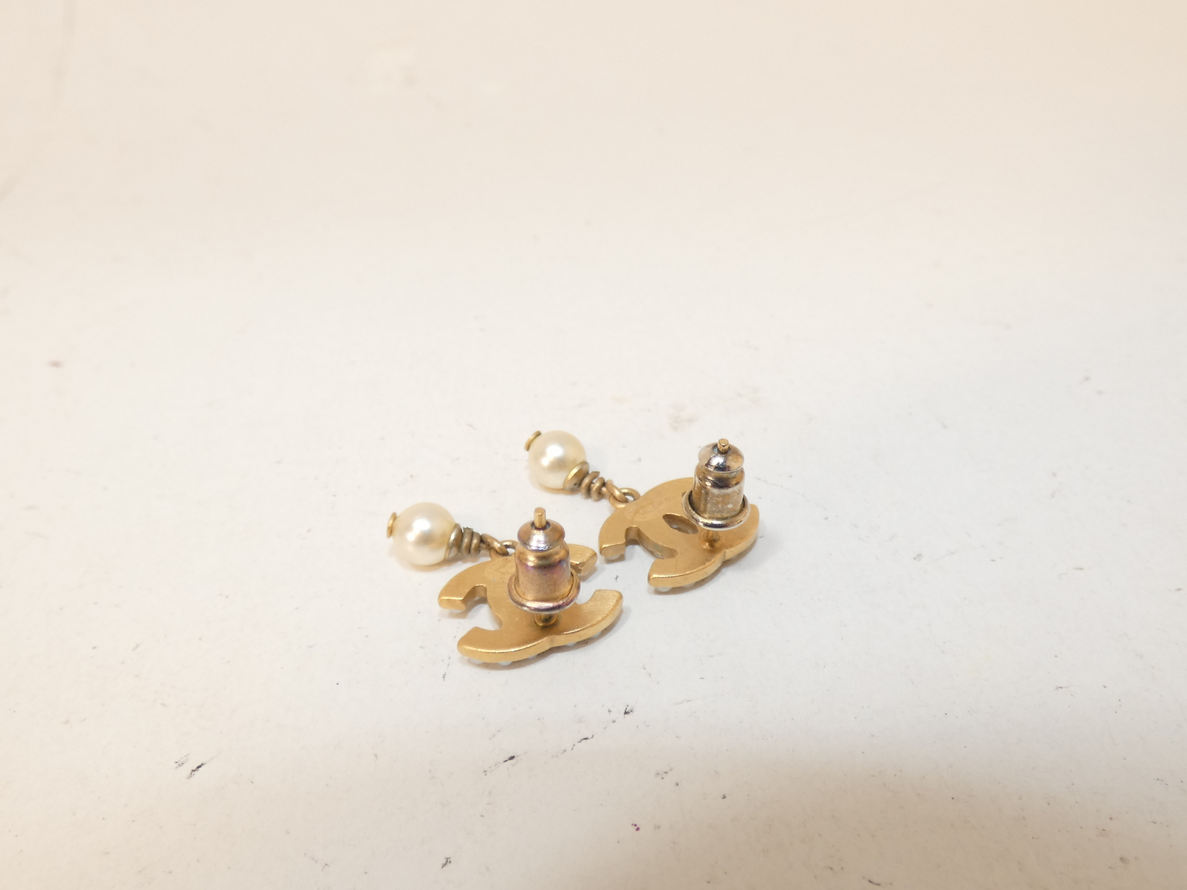 Coco Faux Pearl Earrings — view 4