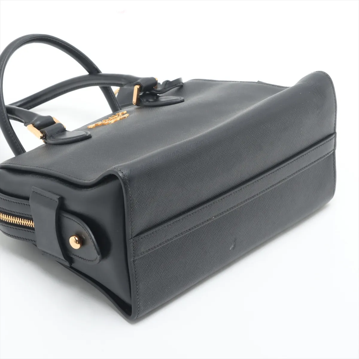 leather handbag, black — view 4