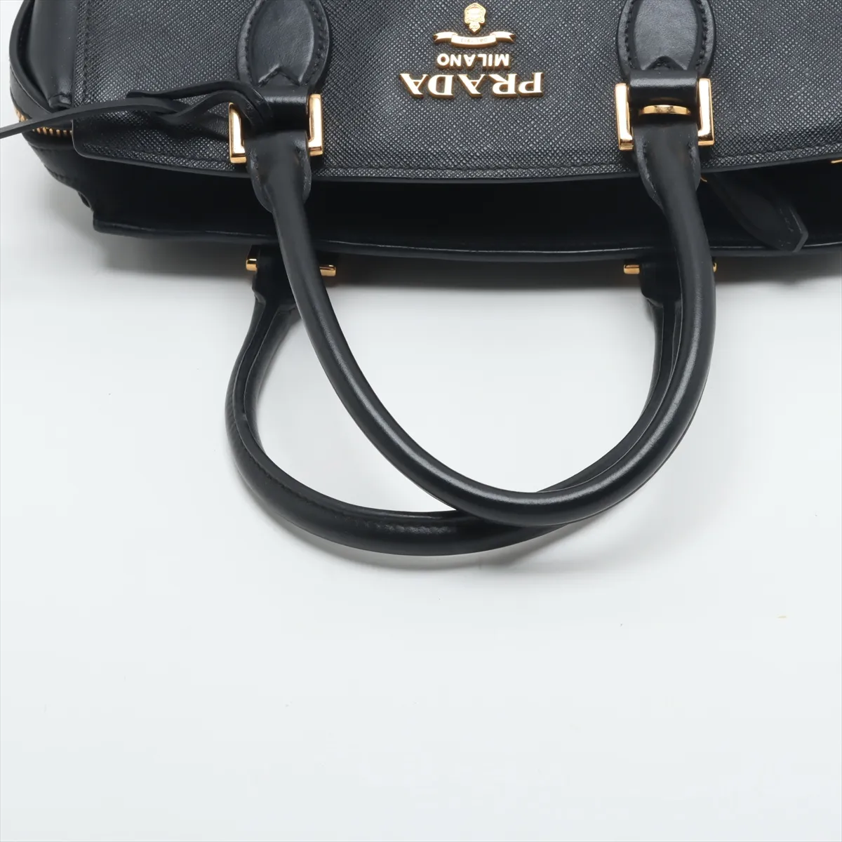 leather handbag, black — view 5