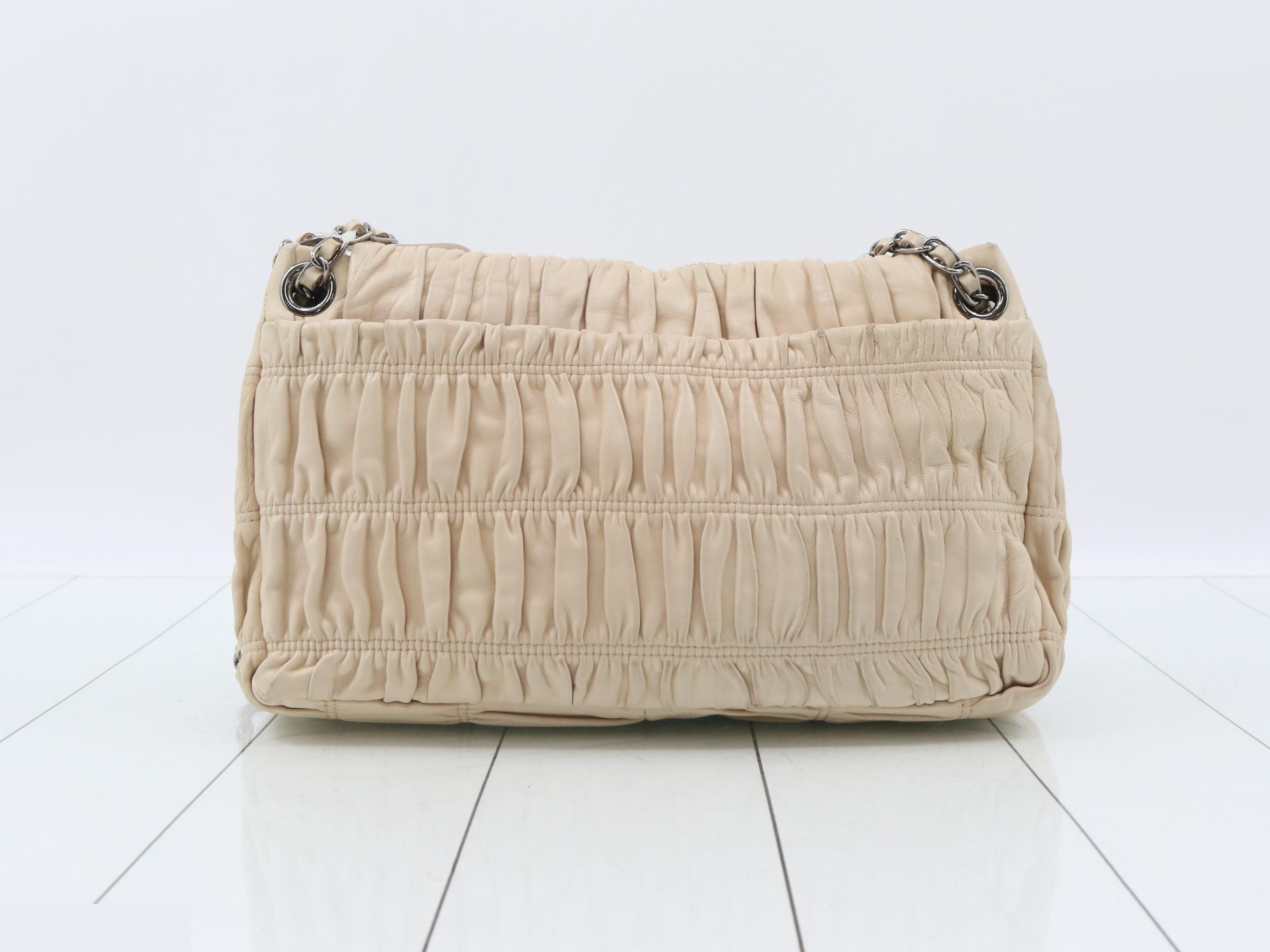 B4695C Nappa Gaufre Shoulder Bag — view 2